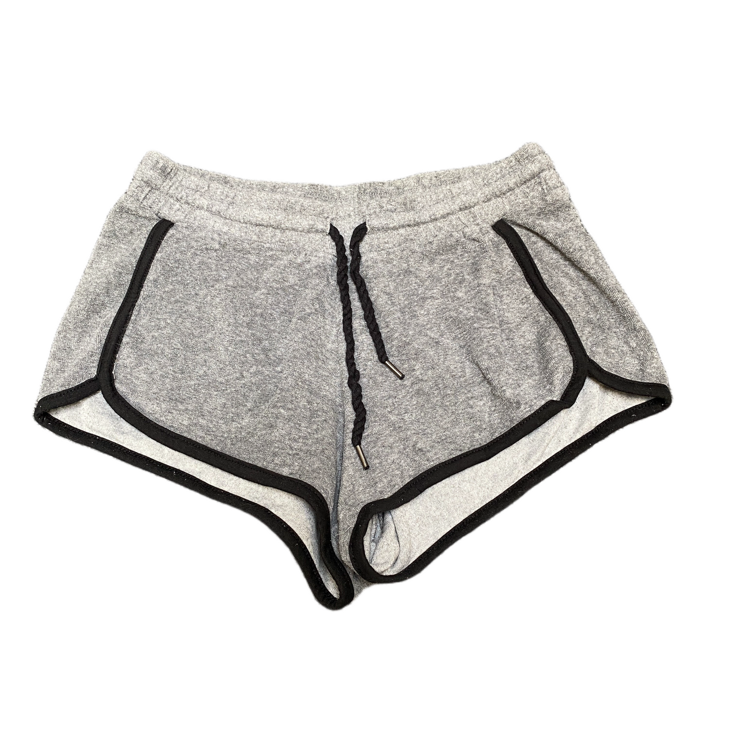 Running Sprinter Shorts Womens XS 26" Waist Grey Athletic Gym Workout Drawstring