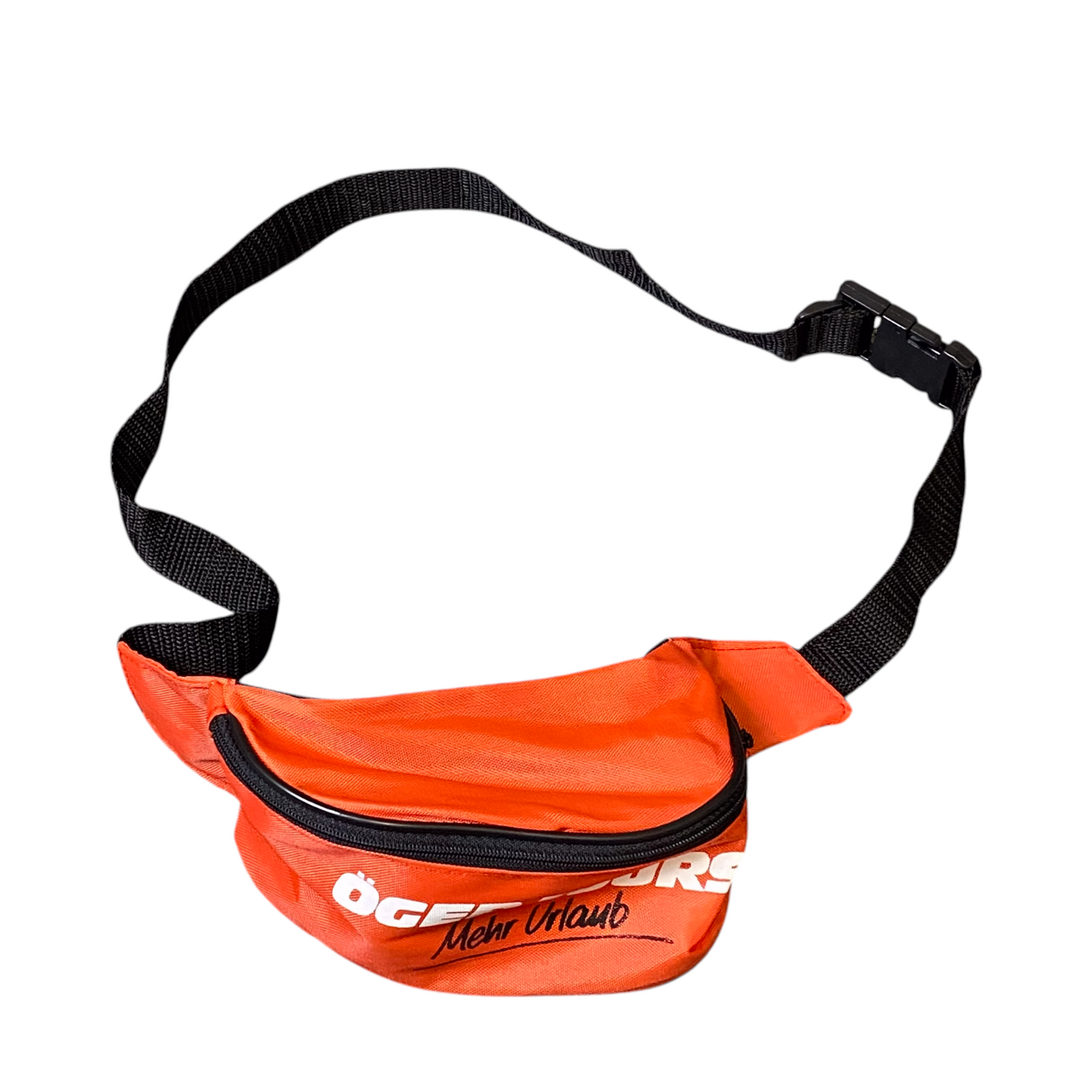 Oger Tours Unisex Travel Fanny Pack Bum Bag Orange Adjustable Nylon Strap Zipper