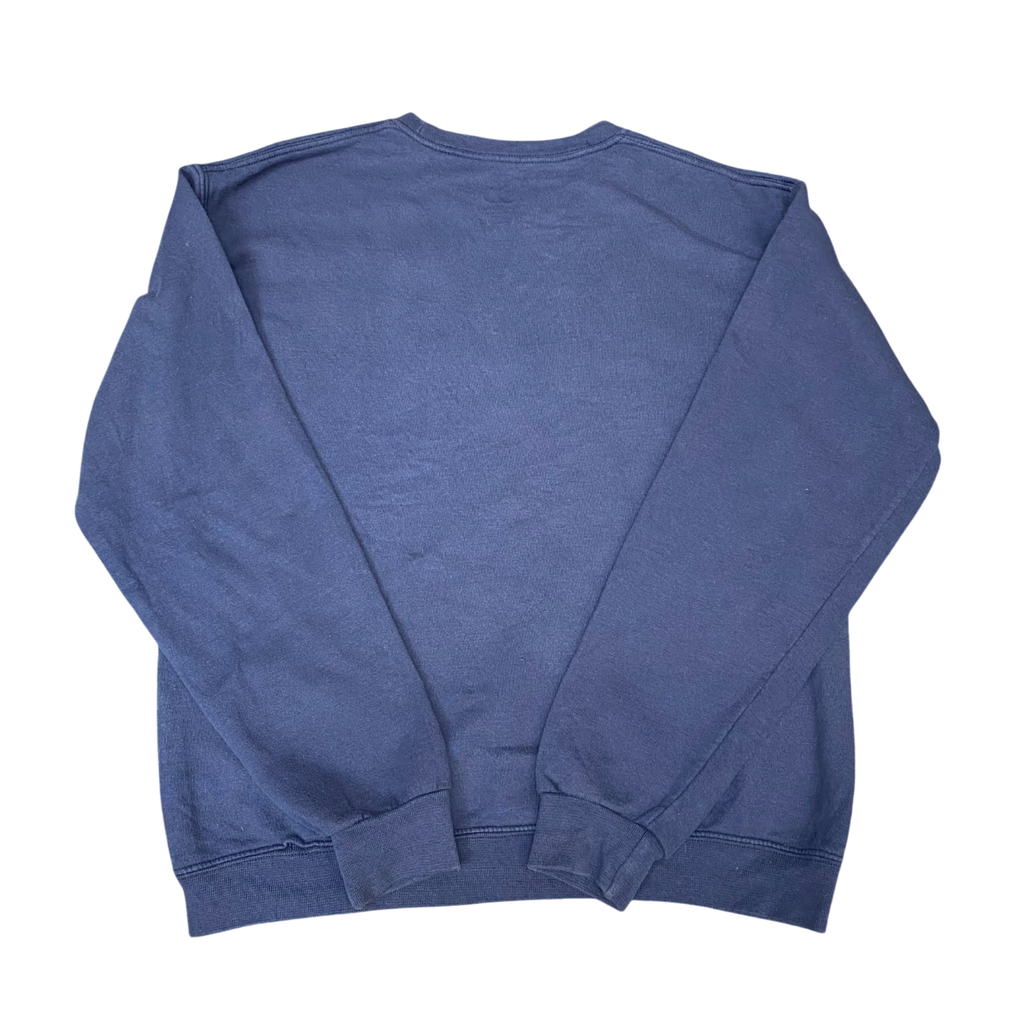 Fruit of The Loom Sweatshirt Womens Medium Blue Crew Neck Long Sleeve Pullover