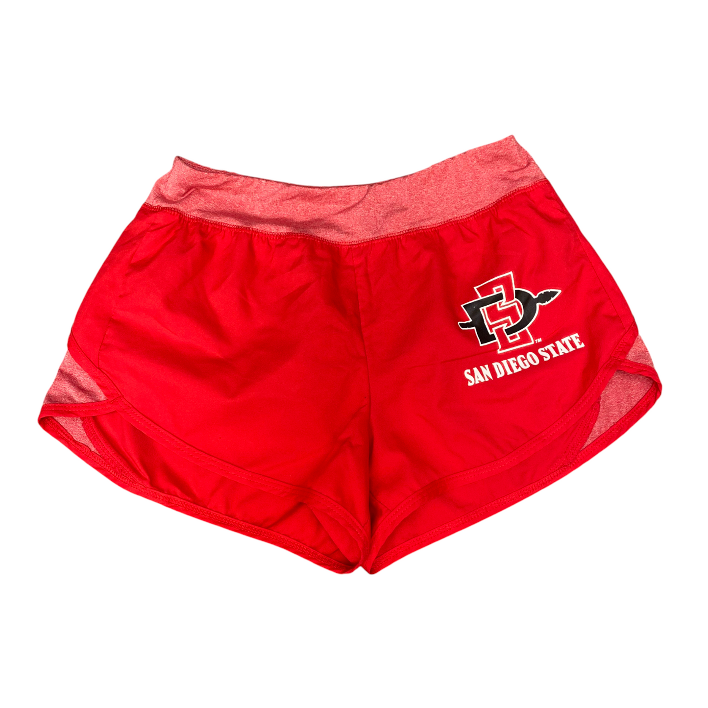 Vive La Fete San Diego State Aztecs Running Shorts Girls Small Red High Waisted