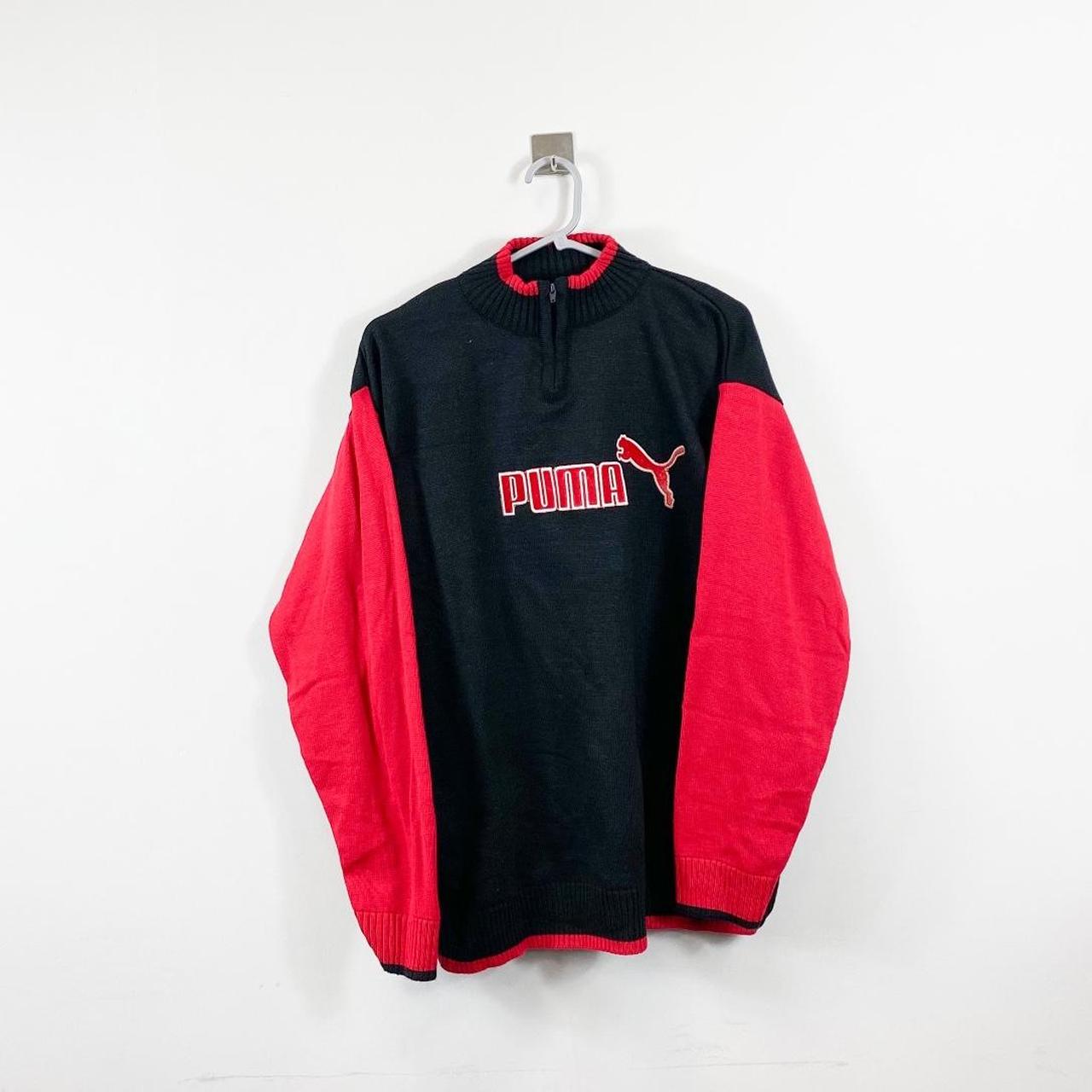 Vintage Puma Quarter Zip Jumper