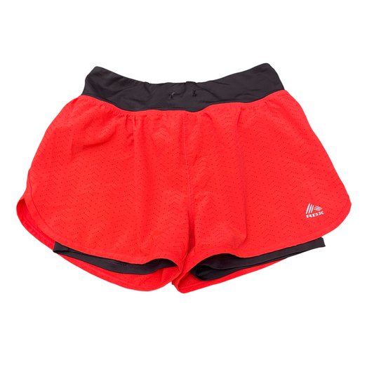 Running Sprinter Shorts Womens Small Orange Lined Mesh Athletic Elastic Waist