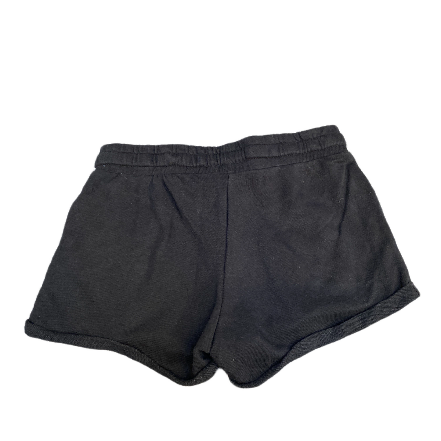 Running Sprinter Shorts Womens S 27" Waist Black Athletic Gym Workout Drawstring
