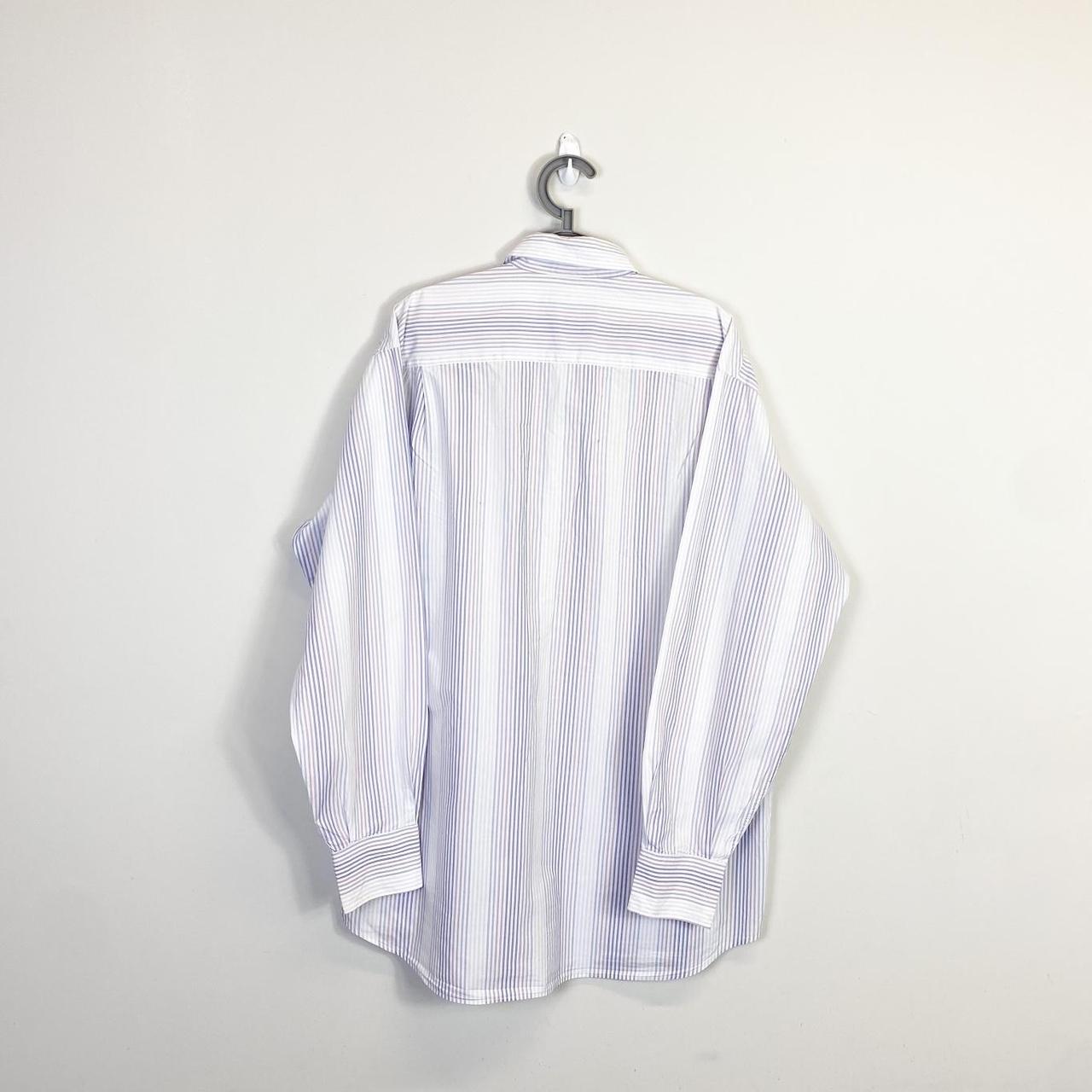 Nautica Shirt Mens Large Multi Stripes Collared Button Down