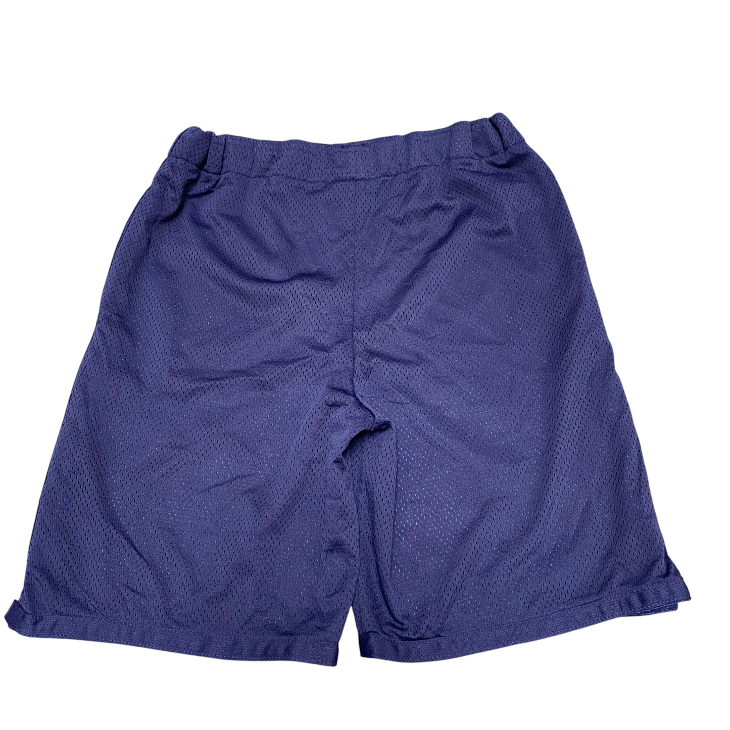 Running Shorts Womens XL Purple Allover Mesh Athletic Elastic Waist Drawstring
