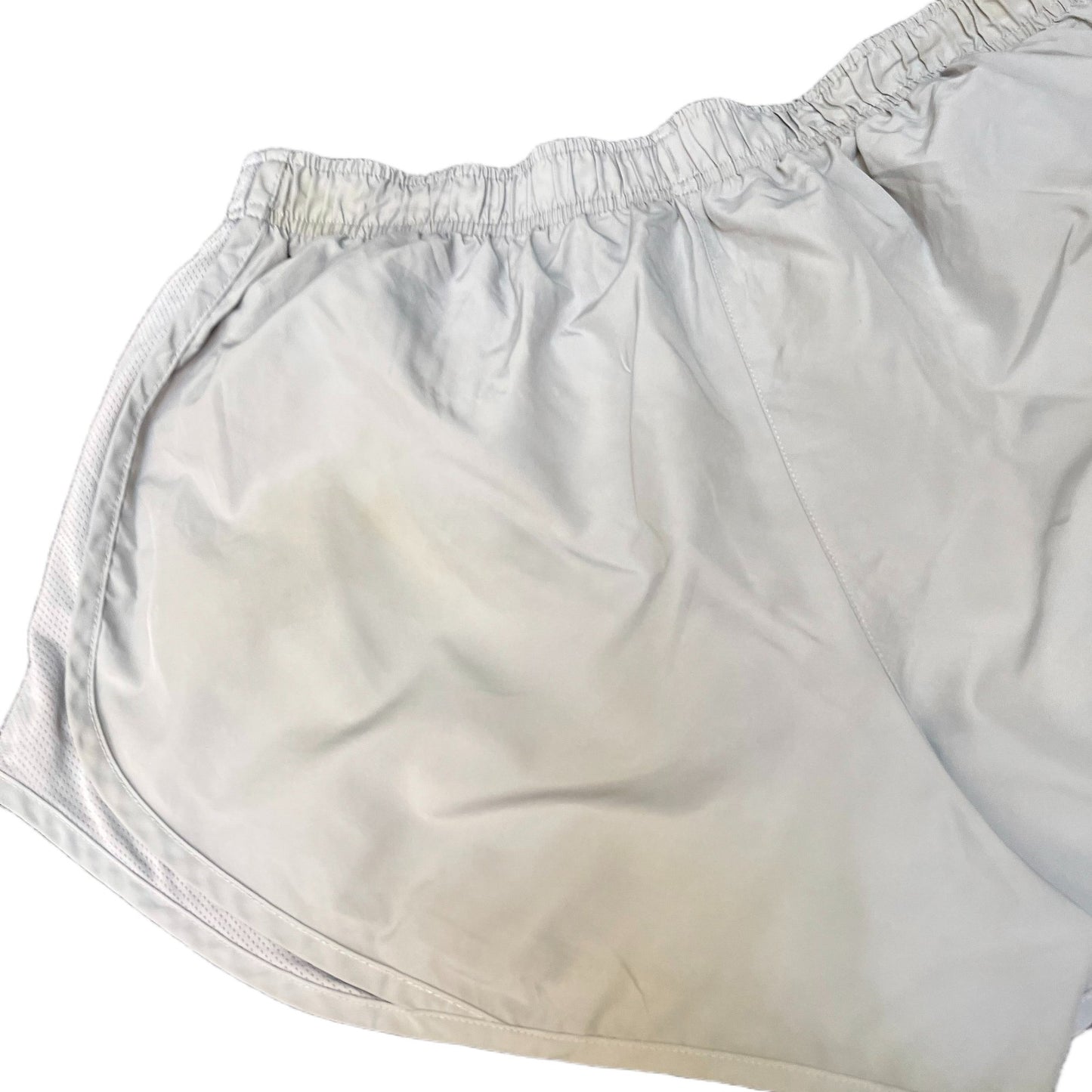 Nike Dri-Fit Athletic Running Shorts Fits as Womens M 30" Waist Grey Dolphin Hem