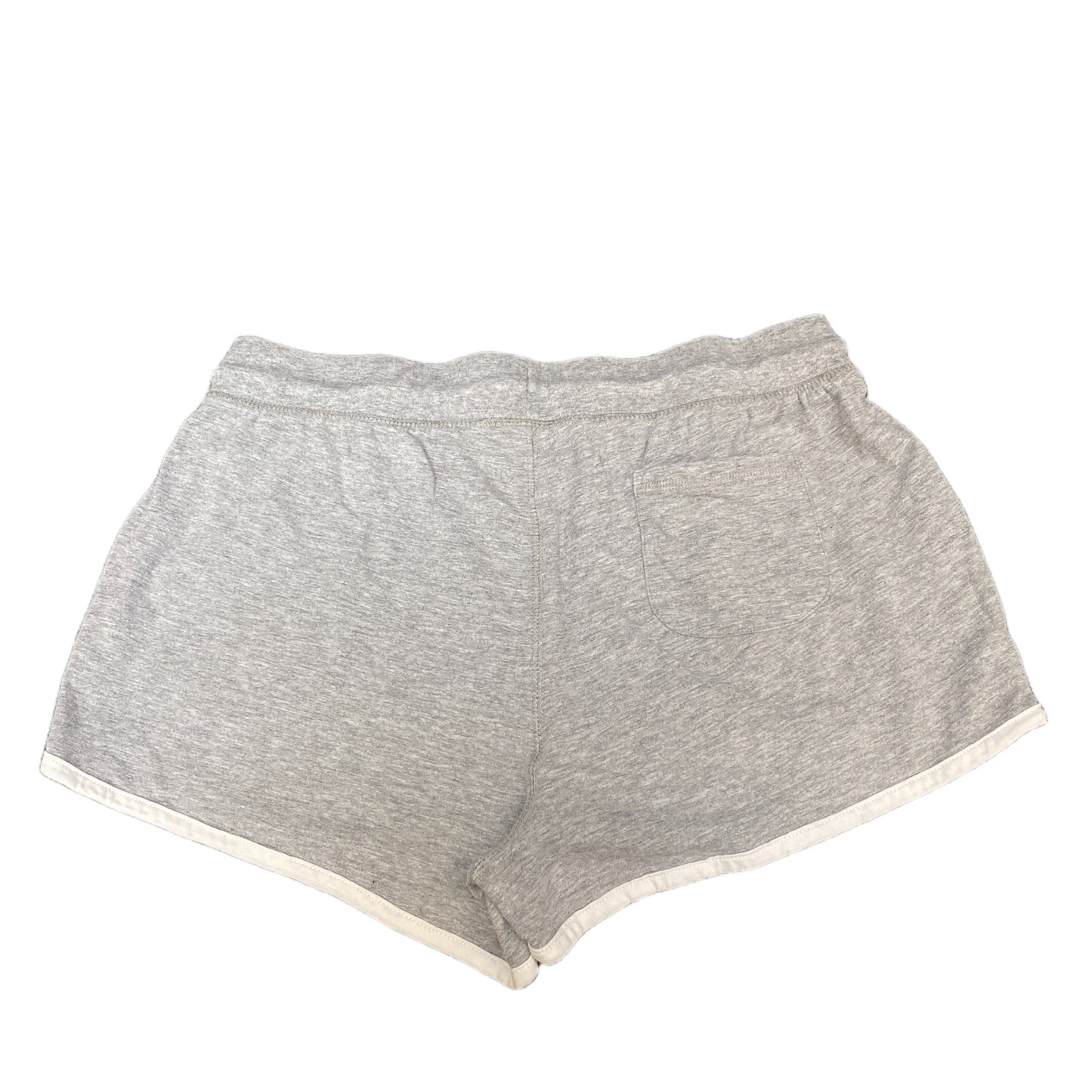 Running Sprinter Shorts Womens L 31" Waist Grey Athletic Gym Workout Dolphin Hem