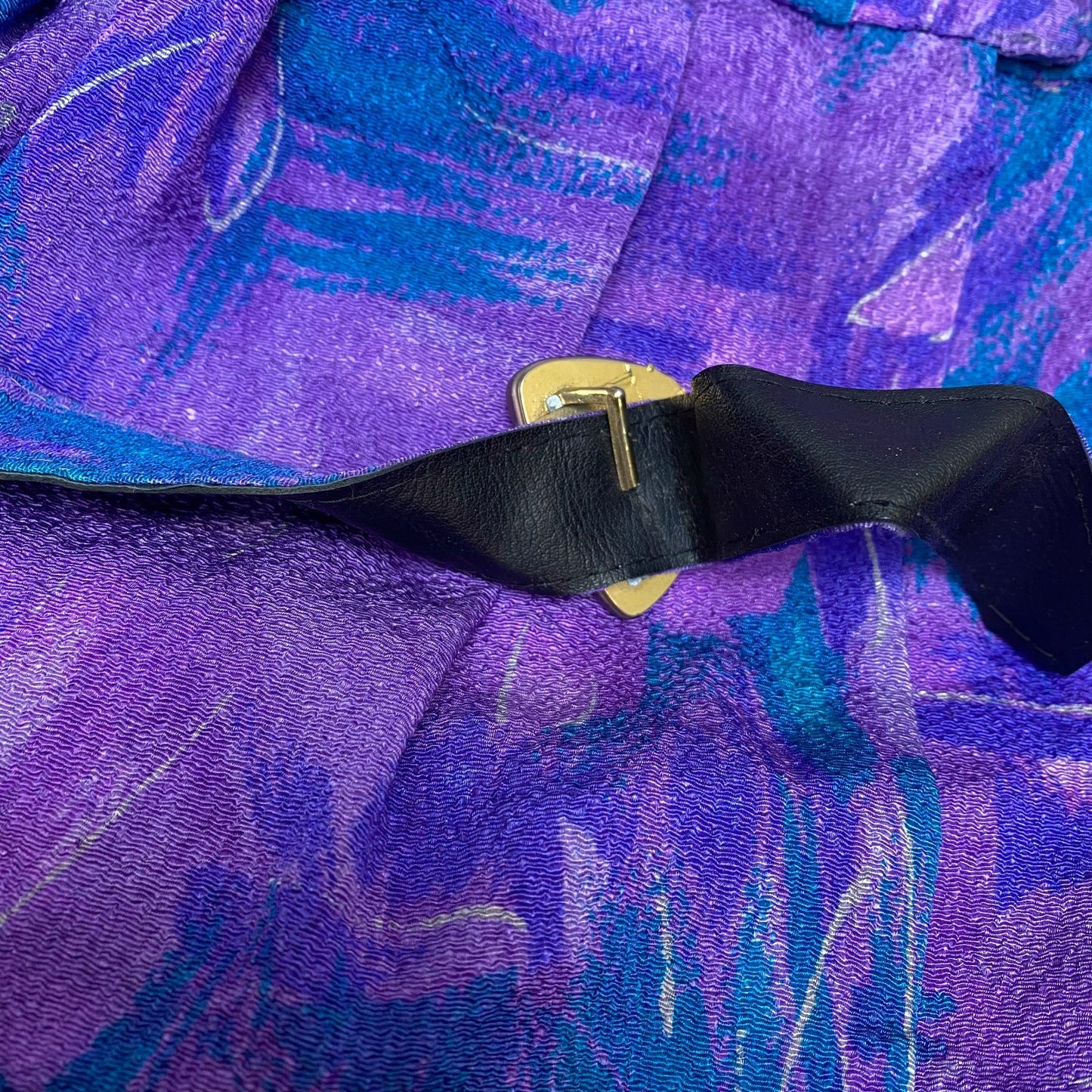 Womens Midi Dress M Pink Blue Floral Long Sleeve V Neck Button Front Outdoor