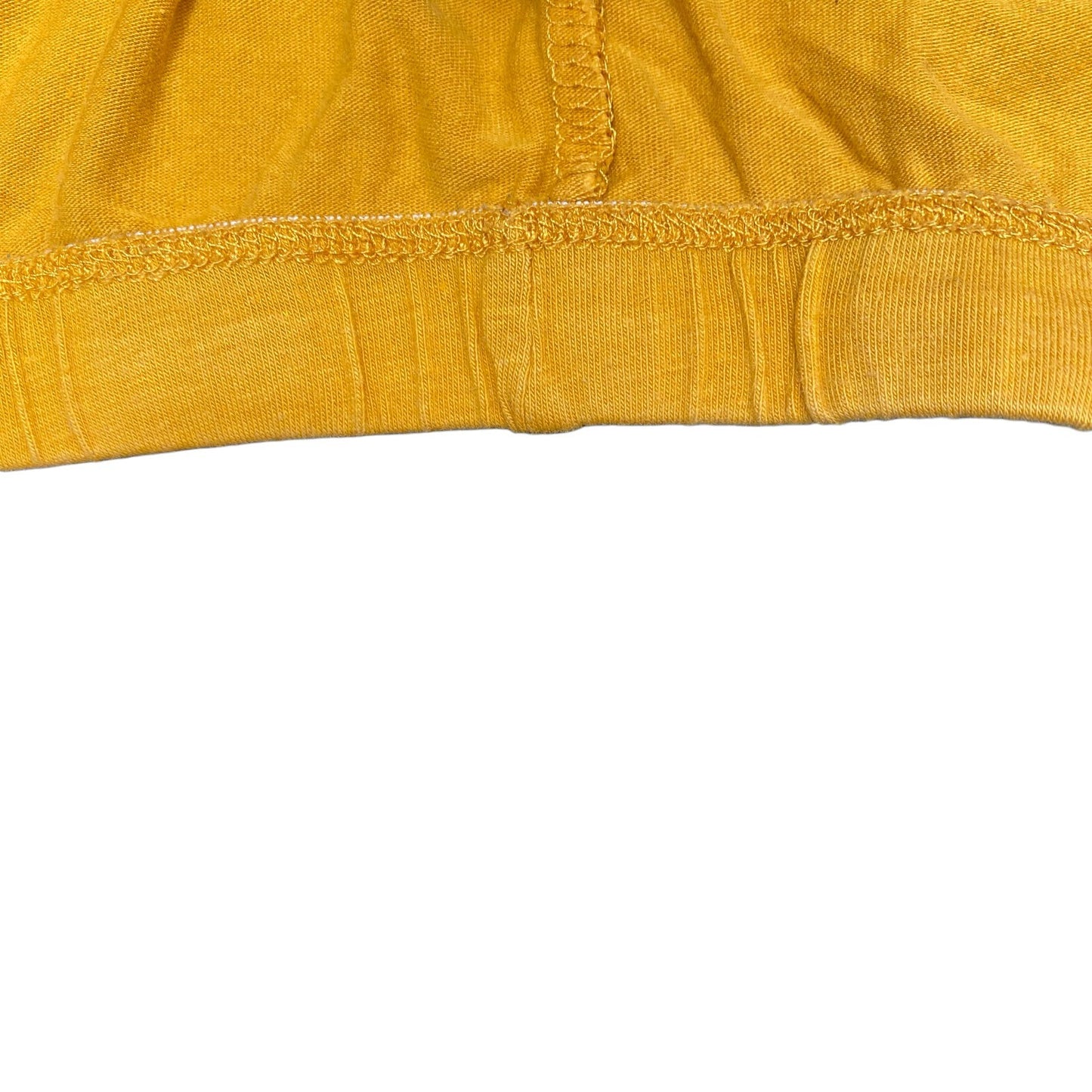 Running Sprinter Shorts Womens L 24" Waist Yellow Athletic Workout Dolphin Hem