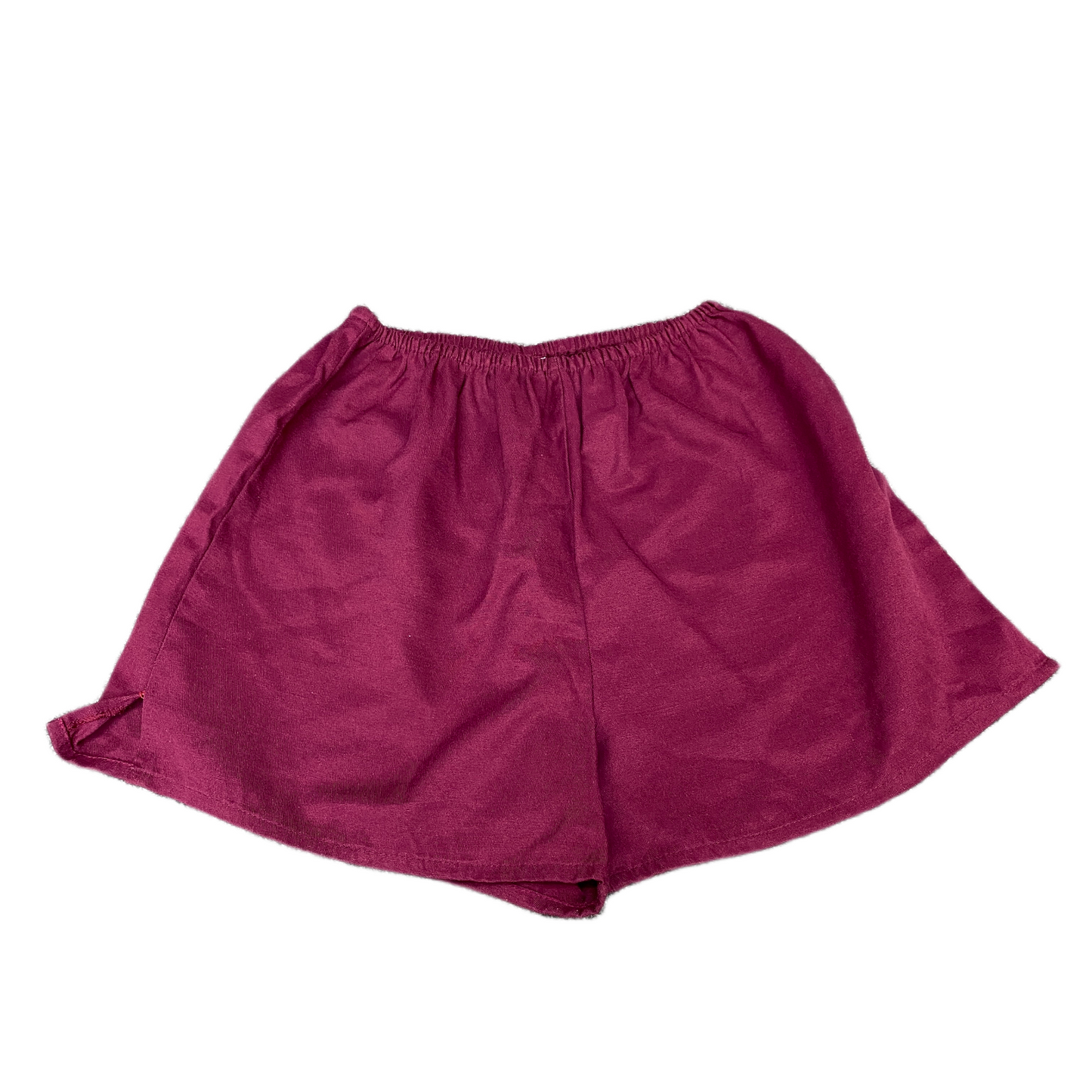 Running Sprinter Shorts Womens S 26" Waist Red Gym Training Athletic Dolphin Hem