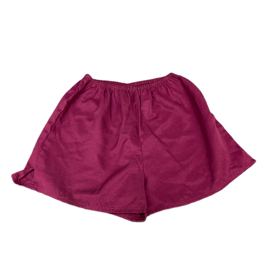 Running Sprinter Shorts Womens S 26" Waist Red Gym Training Athletic Dolphin Hem