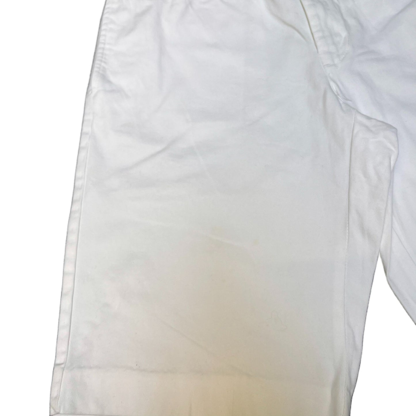 Ralph Lauren Sport Bermuda Shorts Fits as Women XL 34" Waist White Denim Outdoor