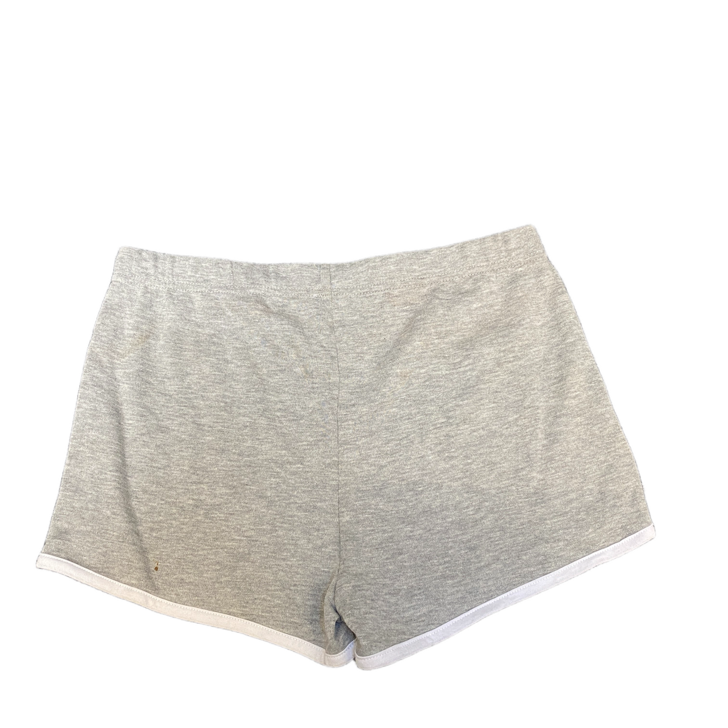 Running Sprinter Shorts Womens M 30" Waist Grey Athletic Gym Workout Dolphin Hem