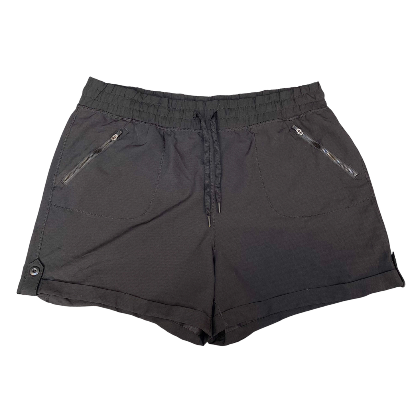 Running Sprinter Shorts Mens 2XL Black Stretch Athletic Gym Training Drawstring