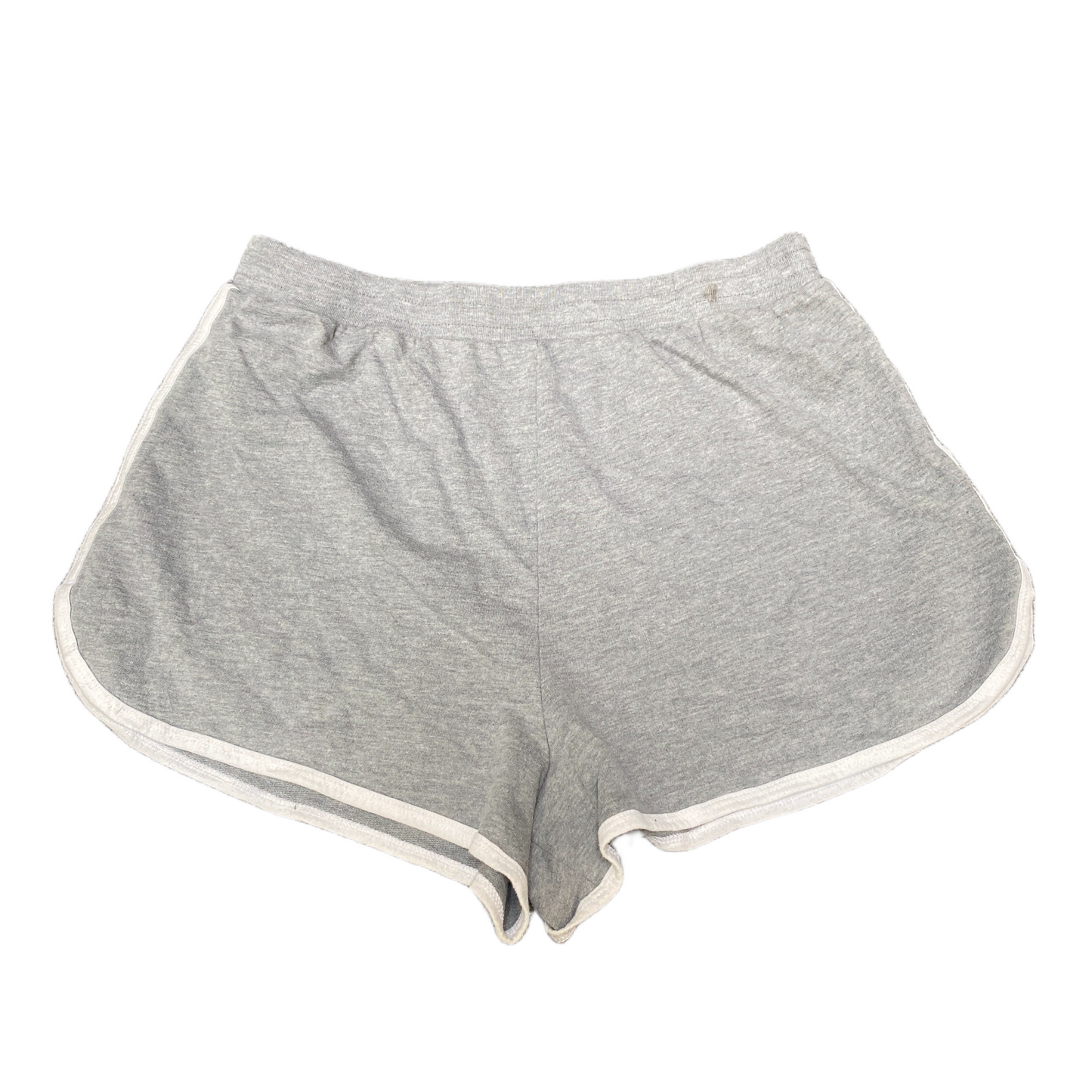 Running Sprinter Shorts Womens L 29" Waist Grey Workout Athletic Dolphin Hem