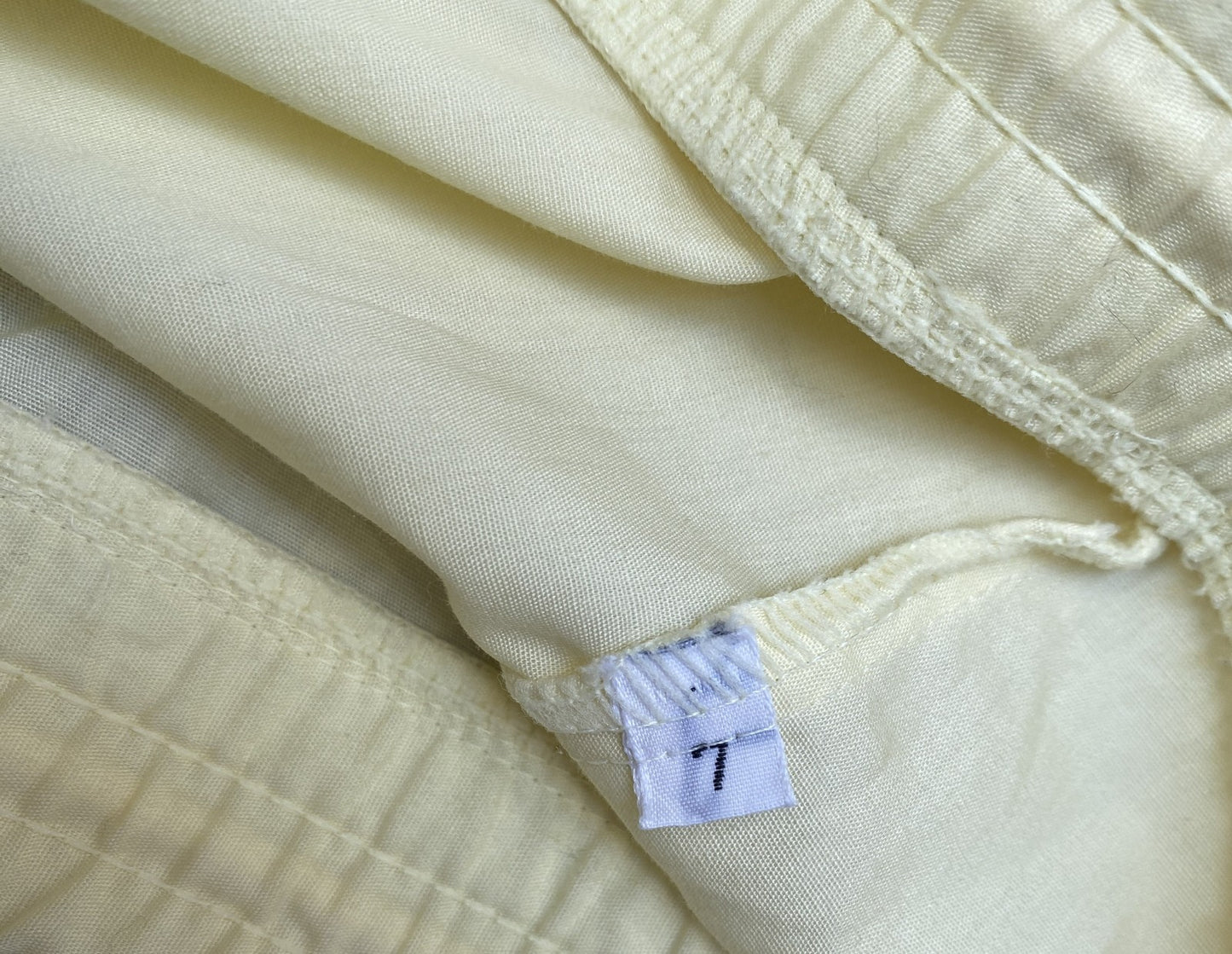 Trouser Pants Fits as Womens 39" Waist Yellow Elastic Waist Drawstring Outdoor