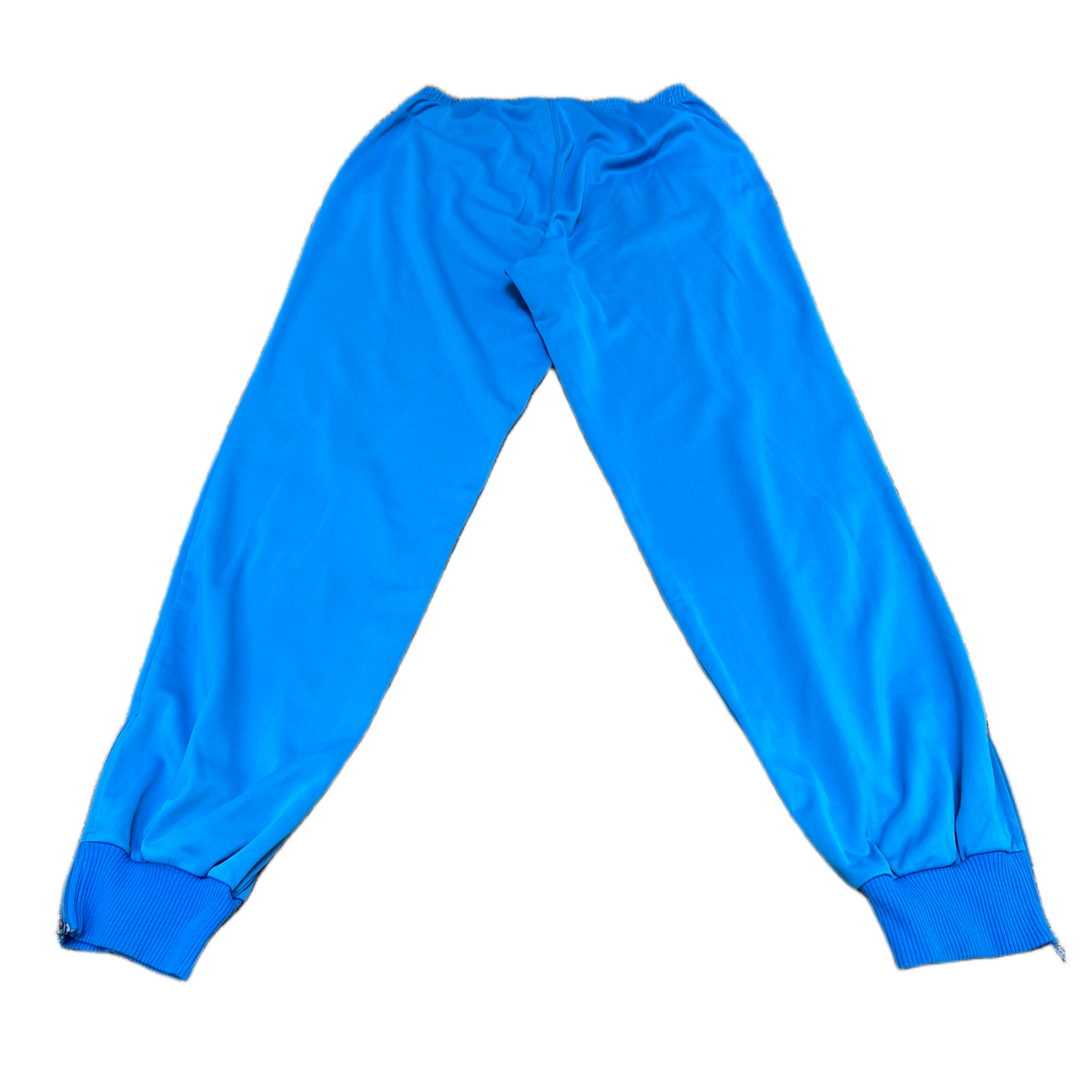 Erima Jogger Pants Fits as Womens 28" Waist Blue Stretch Tapered Leg Trousers