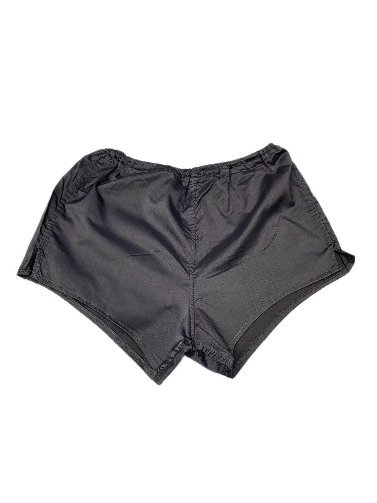 Running Shorts Womens Small 26" Waist Black Gym Training Dolphin Hem Pull On