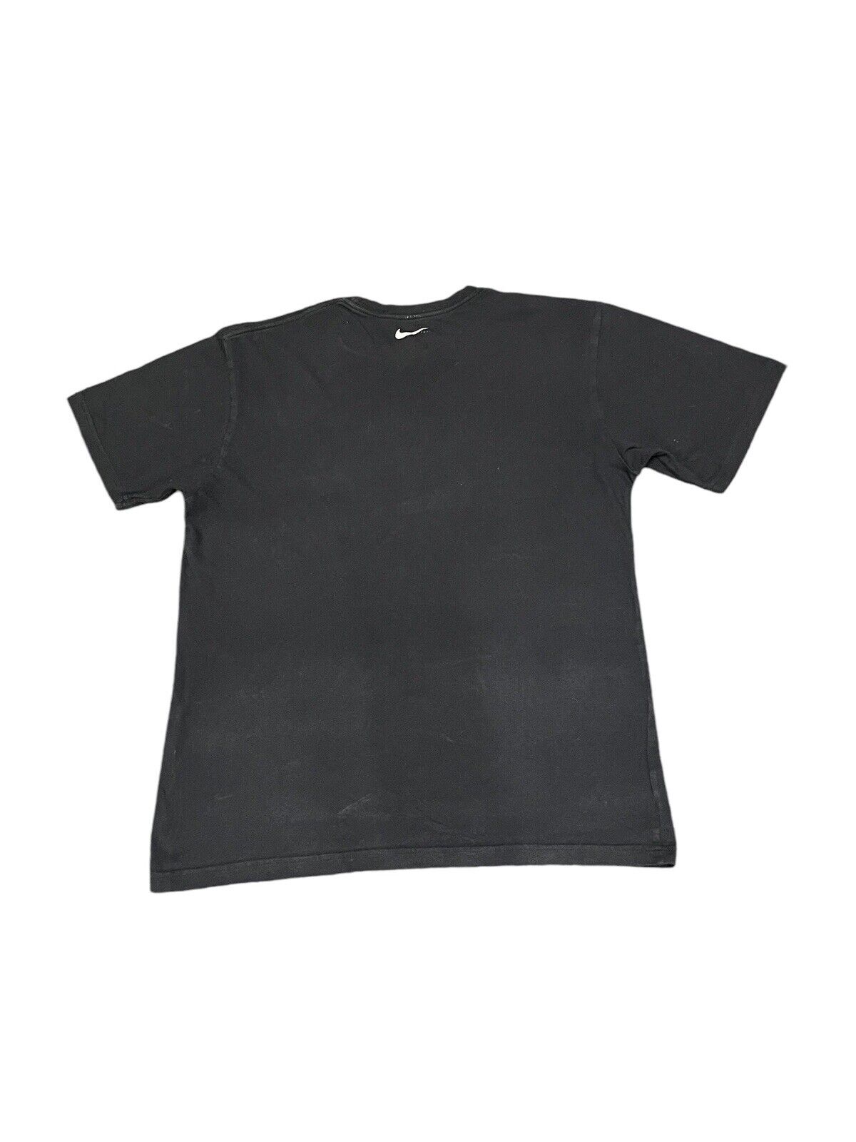 Nike T-Shirt Black Mens M Chest Logo