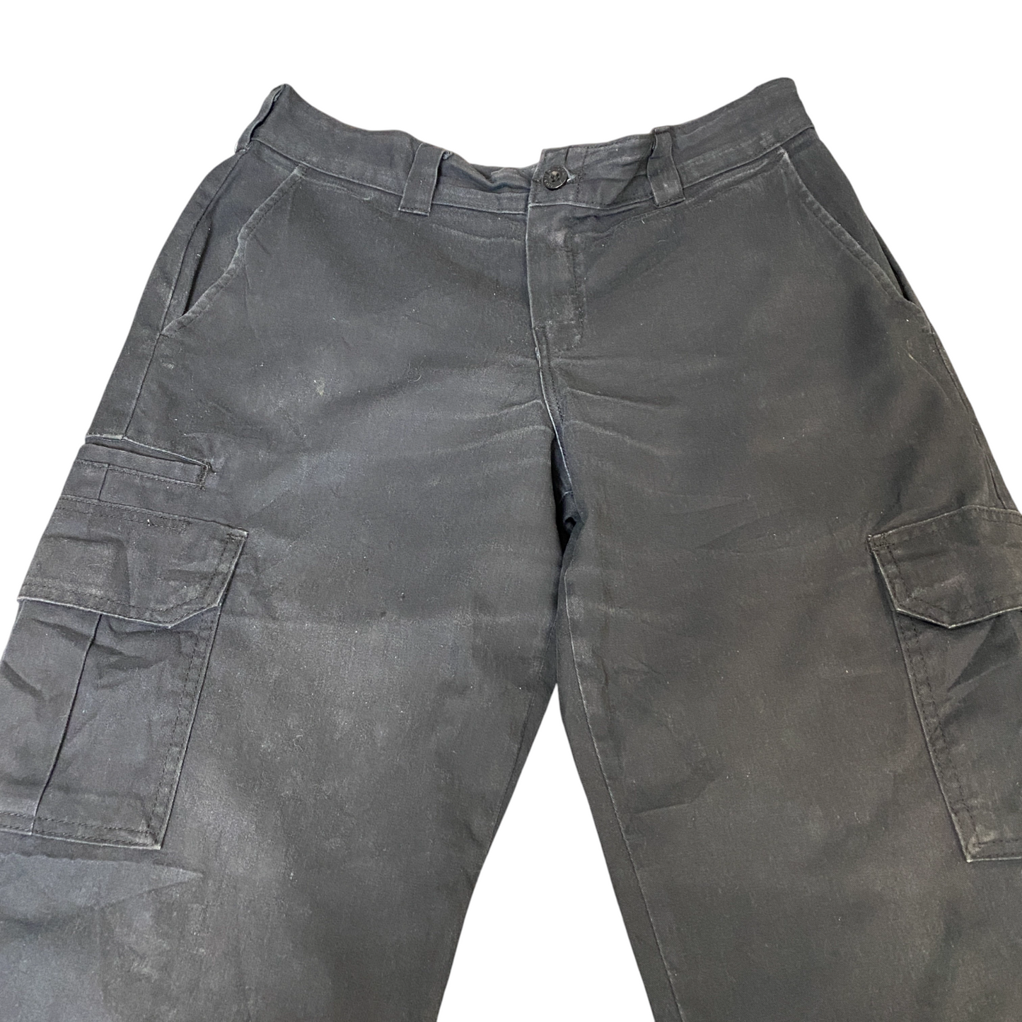 Dickies Cargo Work Pants Mens Medium Black Stretch Flex Regular Fit Straight Leg