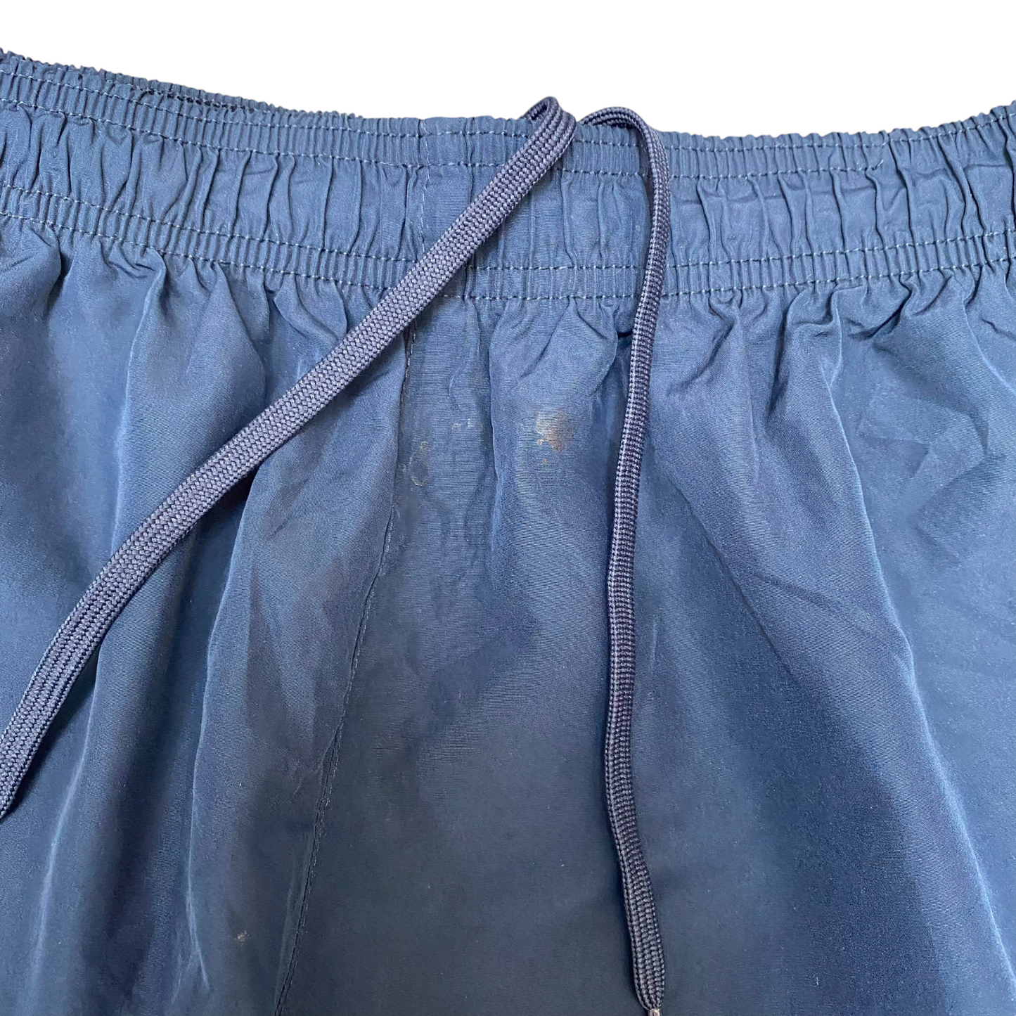 Running Sprinter Shorts Womens Small Navy Athletic Gym Workout Drawstring Waist