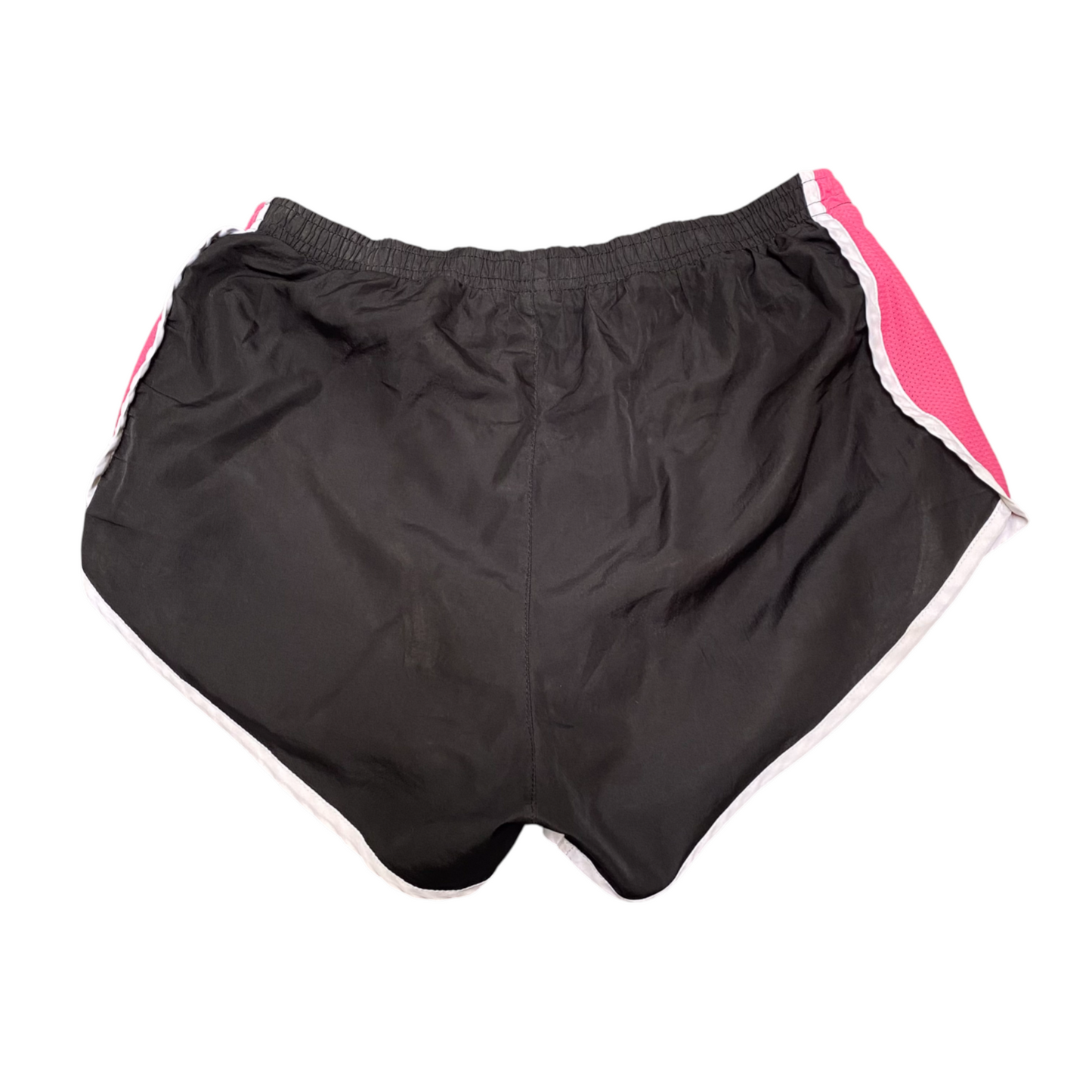Running Sprinter Shorts 28W Black Elastic Waist Drawstring Athletic Stretch Gym