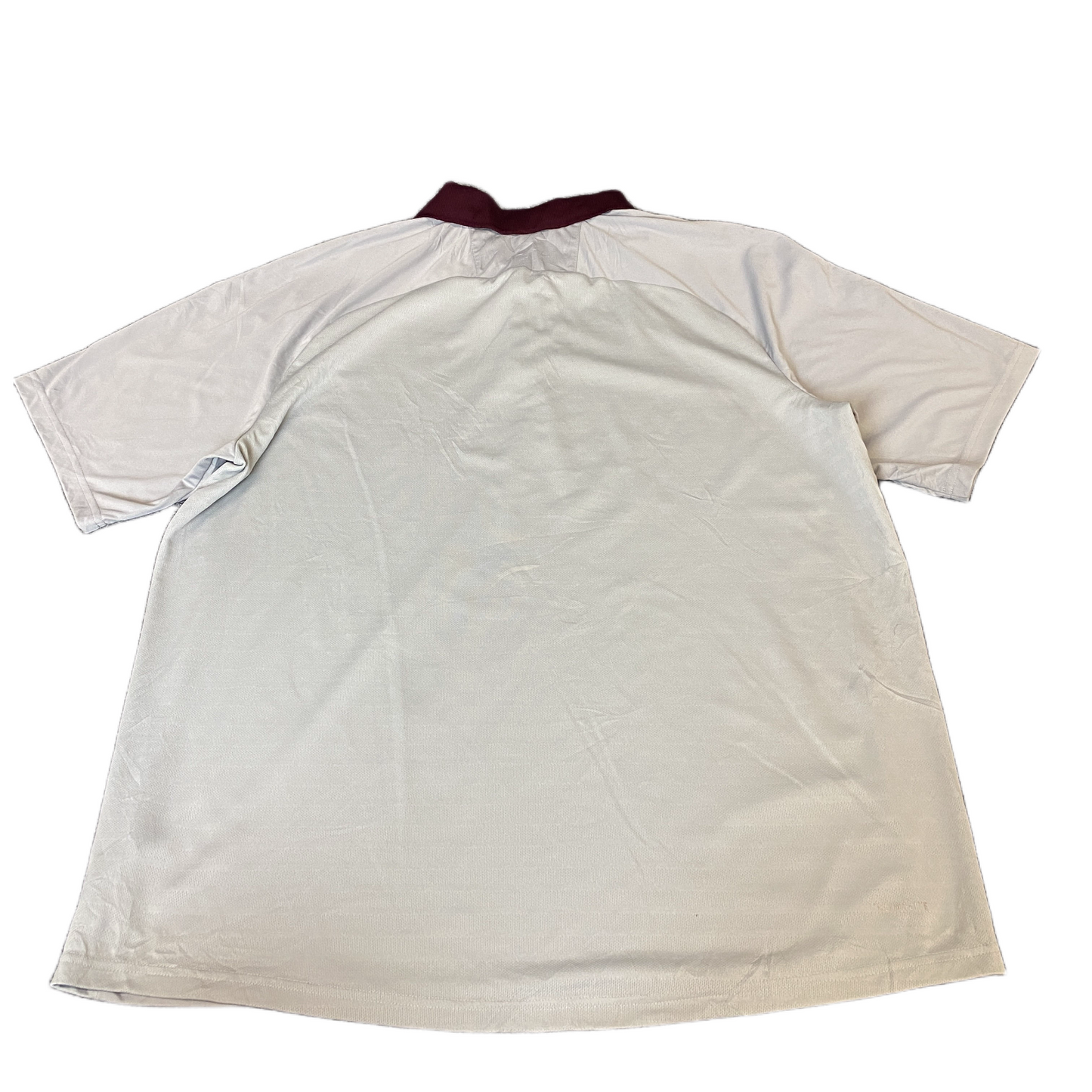 Mississippi State Bulldogs Softball Adidas Polo Shirts Mens L Grey Short Sleeve
