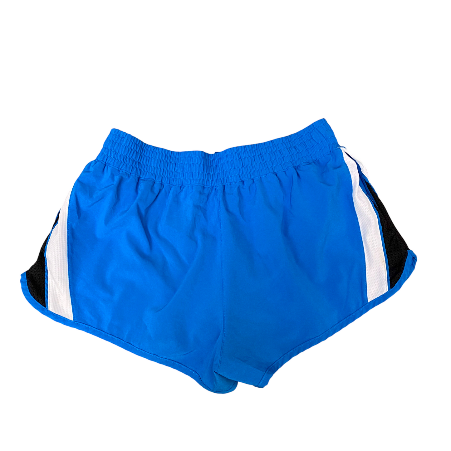 Running Sprinter Shorts Womens Medium Blue Athletic Gym Workout Drawstring Waist