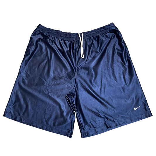 Nike Running Shorts Mens XL Blue Swoosh Elastic Waist Drawstring Athletic Fit