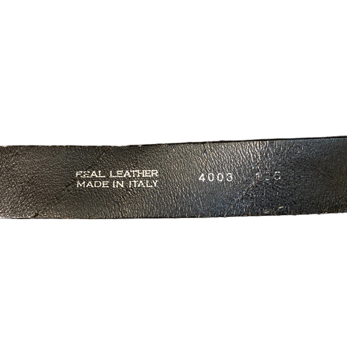 Waist Belt Mens Black Real Leather Adjustable Classic Silver Buckle 48.5 Inches