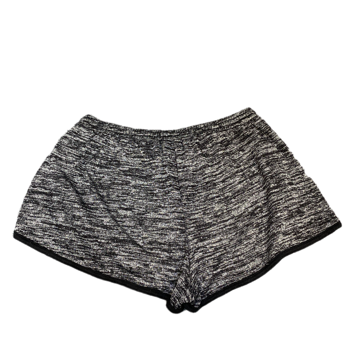Running Sprinter Shorts Womens M 28" Waist Grey Athletic Gym Workout Dolphin Hem