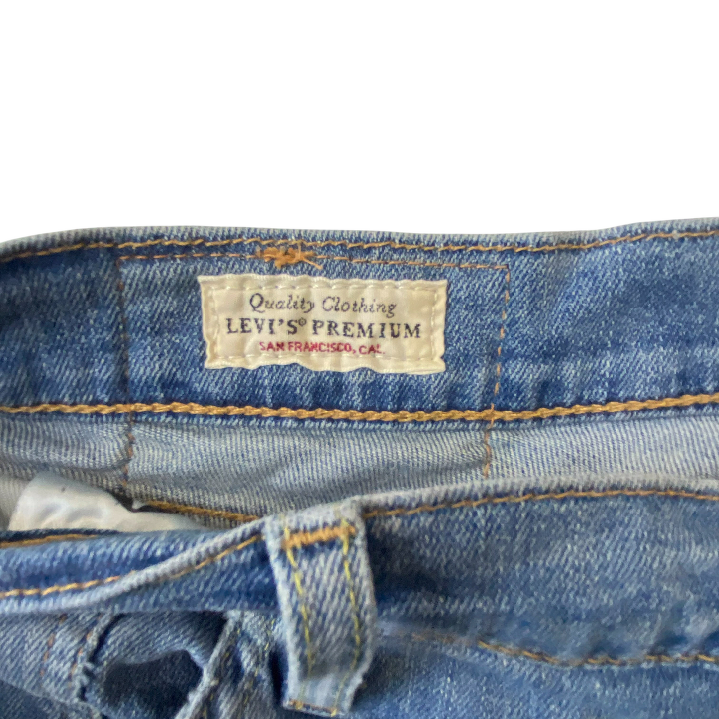 Levi's 511 Jeans Mens Large Blue Denim Regular Fit Straight Leg Pockets Outdoor