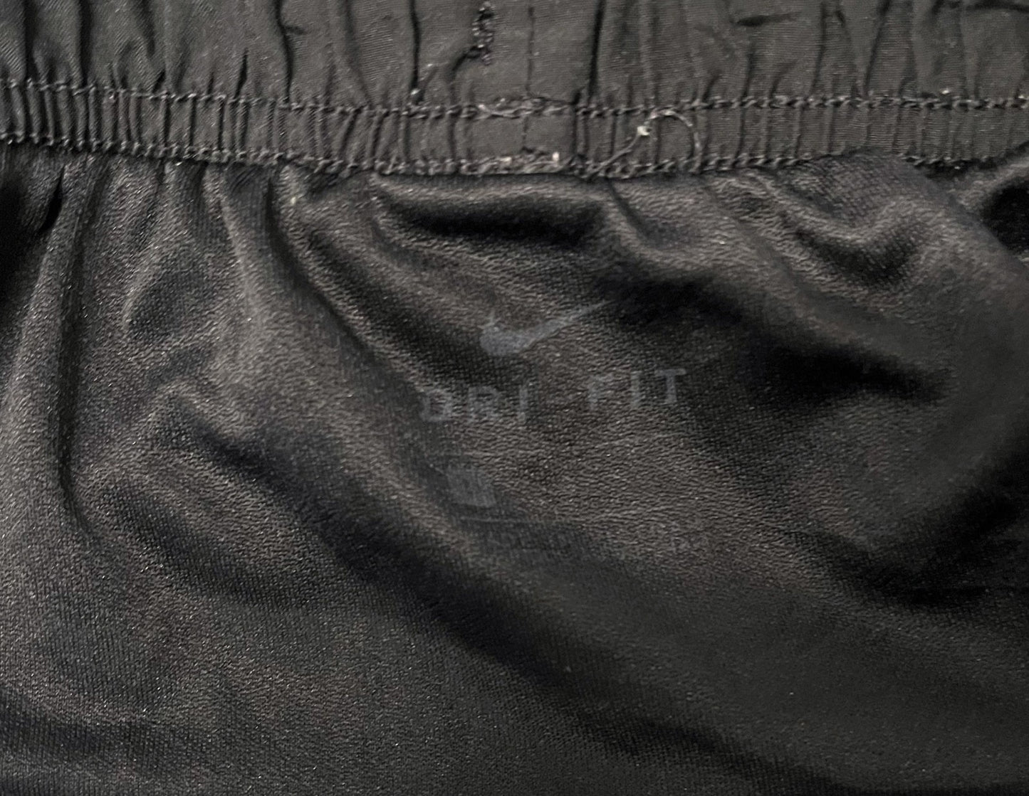 Nike Dri-FIT Running Sprinter Shorts Fits as Women S 28" Waist Black Dolphin Hem