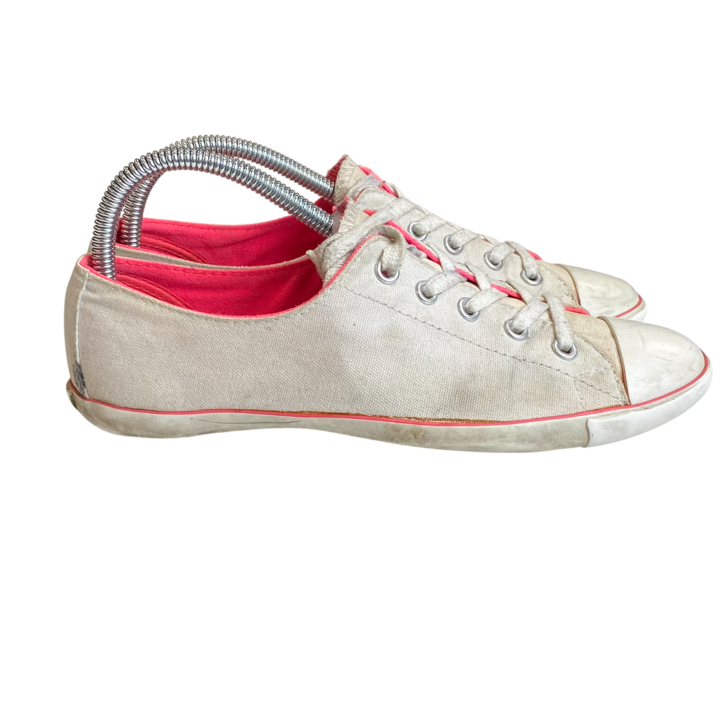 Converse Chuck Taylor All Star Sneakers Women's UK 5 White Canvas Skate Low Top