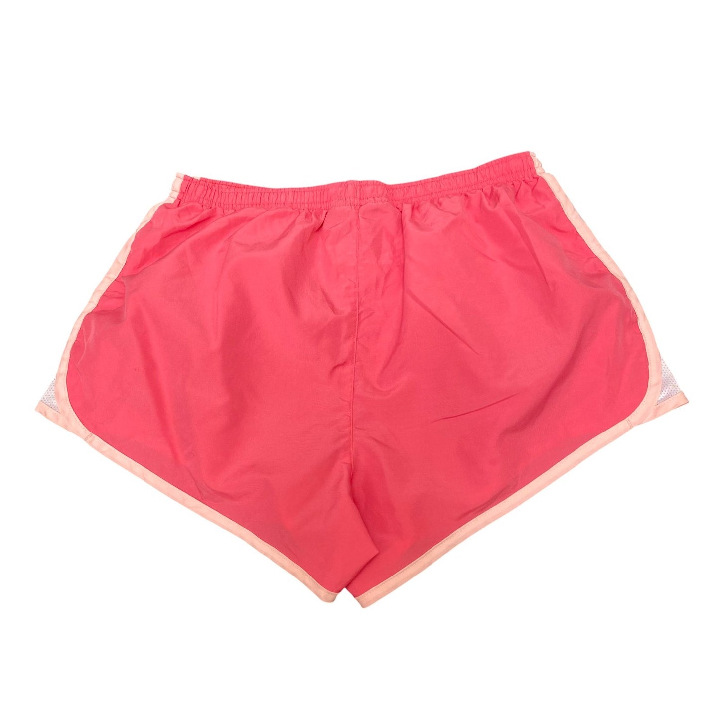 MTA Sport Sprinter Shorts Womens Medium Pink White Gym Workout Elastic Waist