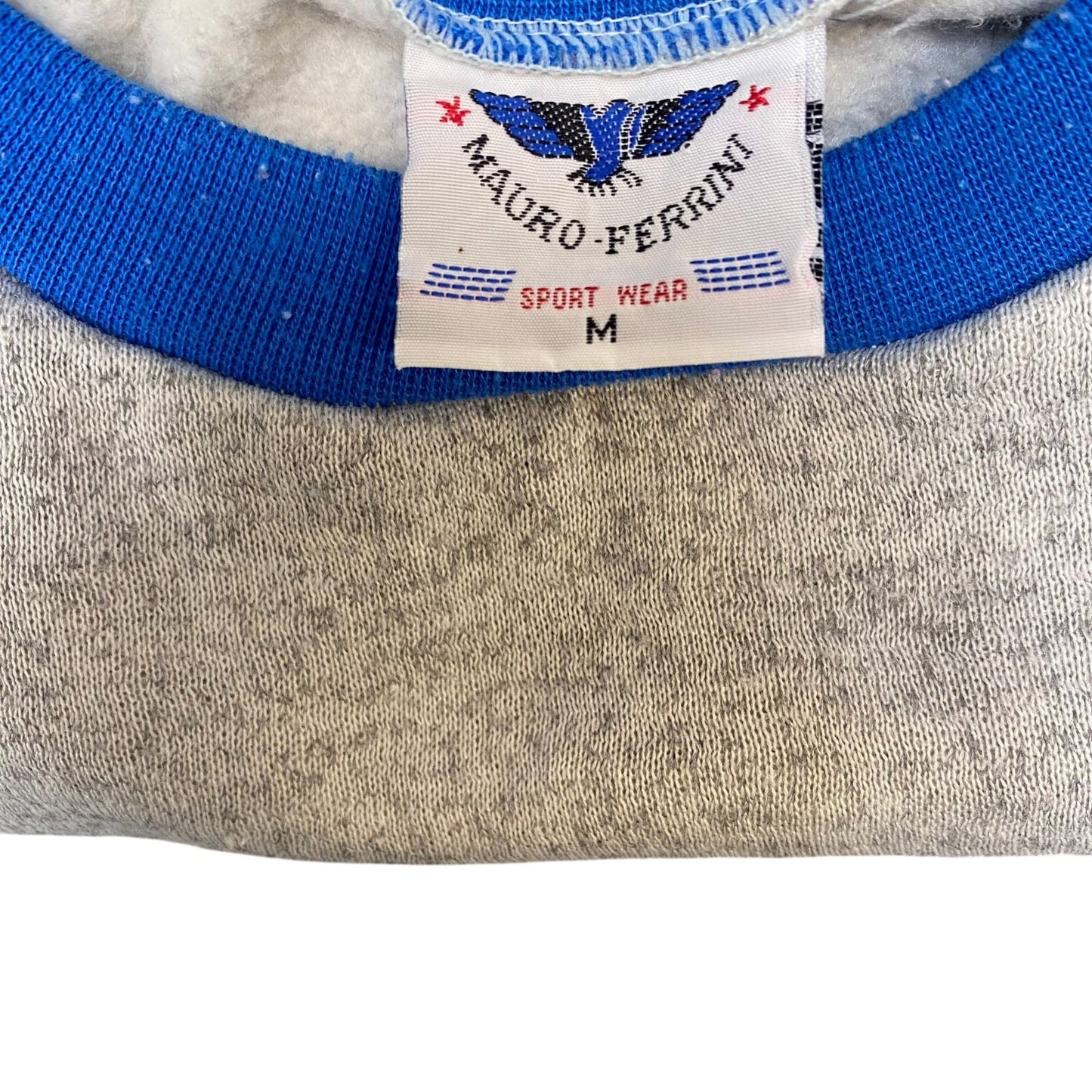 Mauro Ferrini Sweatshirt Womens Medium Grey Crew Neck Long Sleeve Sport Wear