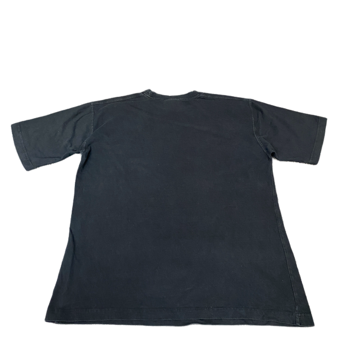 Reebok T-Shirt Womens L Black Graphic Print Stretch Heavyweight Short Sleeve Tee