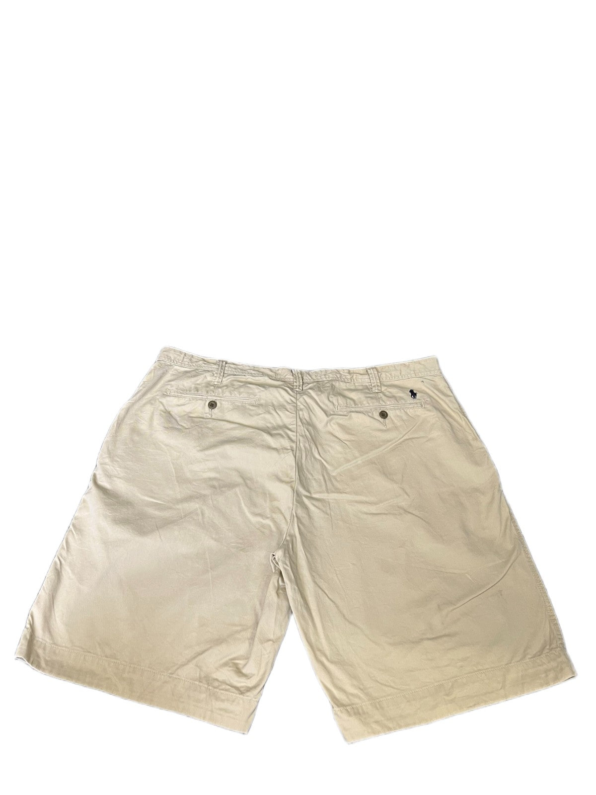 Ralph Lauren Classic Chino Shorts Fits as Mens XL 43" Waist Khaki Relaxed Fit