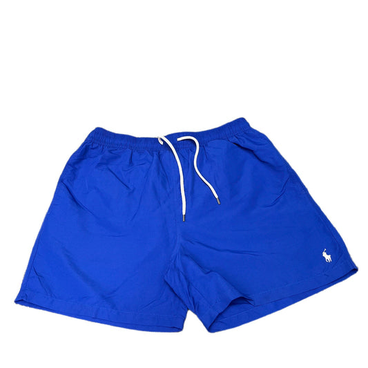 Polo Ralph Lauren Board Shorts Fits as Mens L 33" Waist Blue Lined Surf Surfing