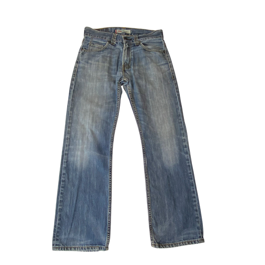 Levi's 506 Jeans Womens Large W31 L30 Blue Denim Standard Straight Fit Pockets