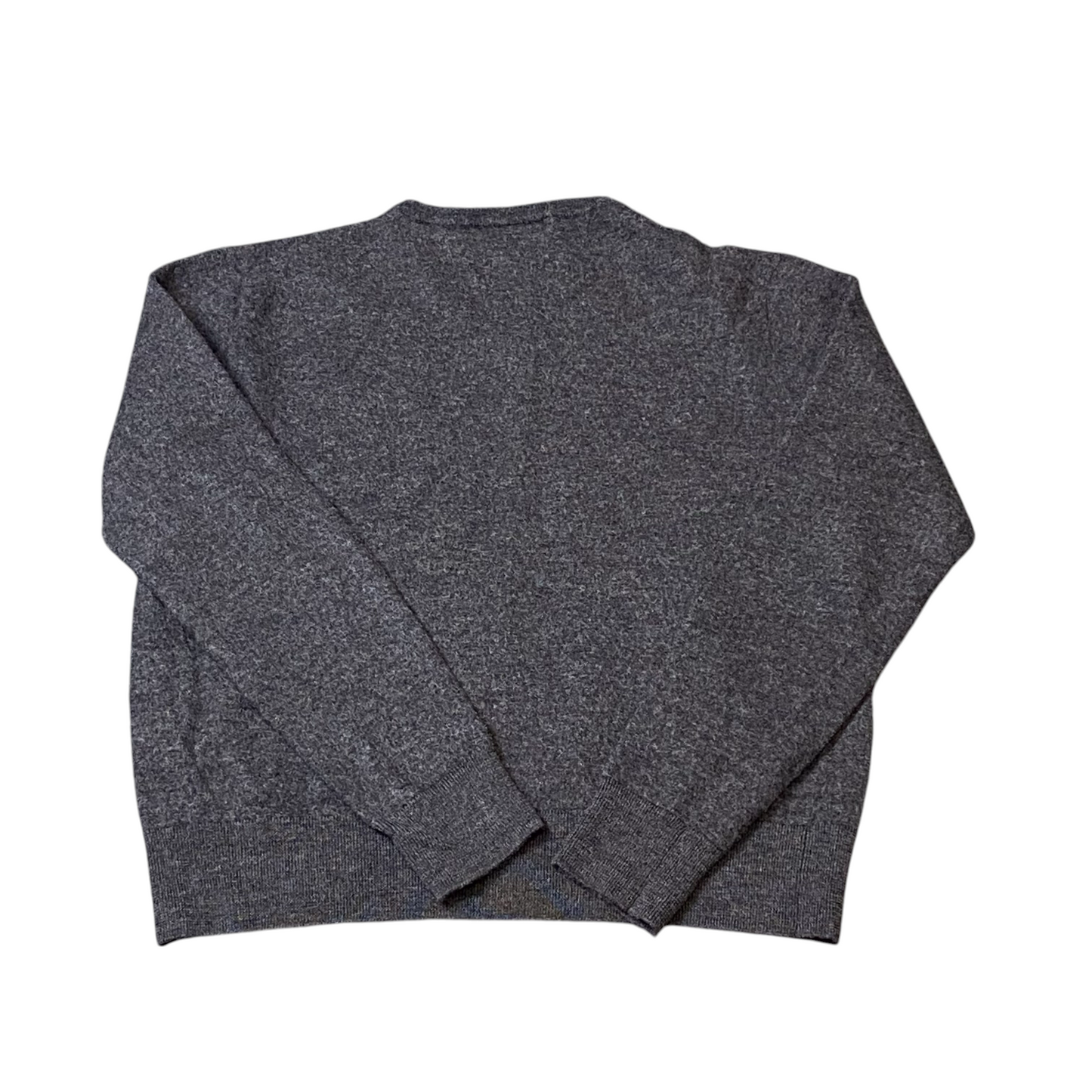 Ralph Lauren Jumper Mens Small Grey Slim Fit Long Sleeve Pony Logo Pullover