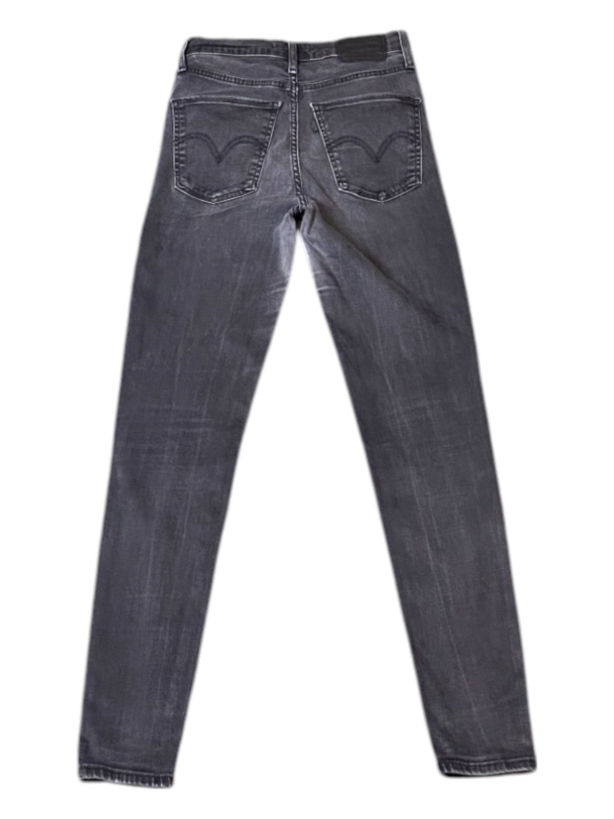 Levi's Jeans Womens 25W 28L Black Denim Dark Wash Stretch Skinny Leg Five Pocket