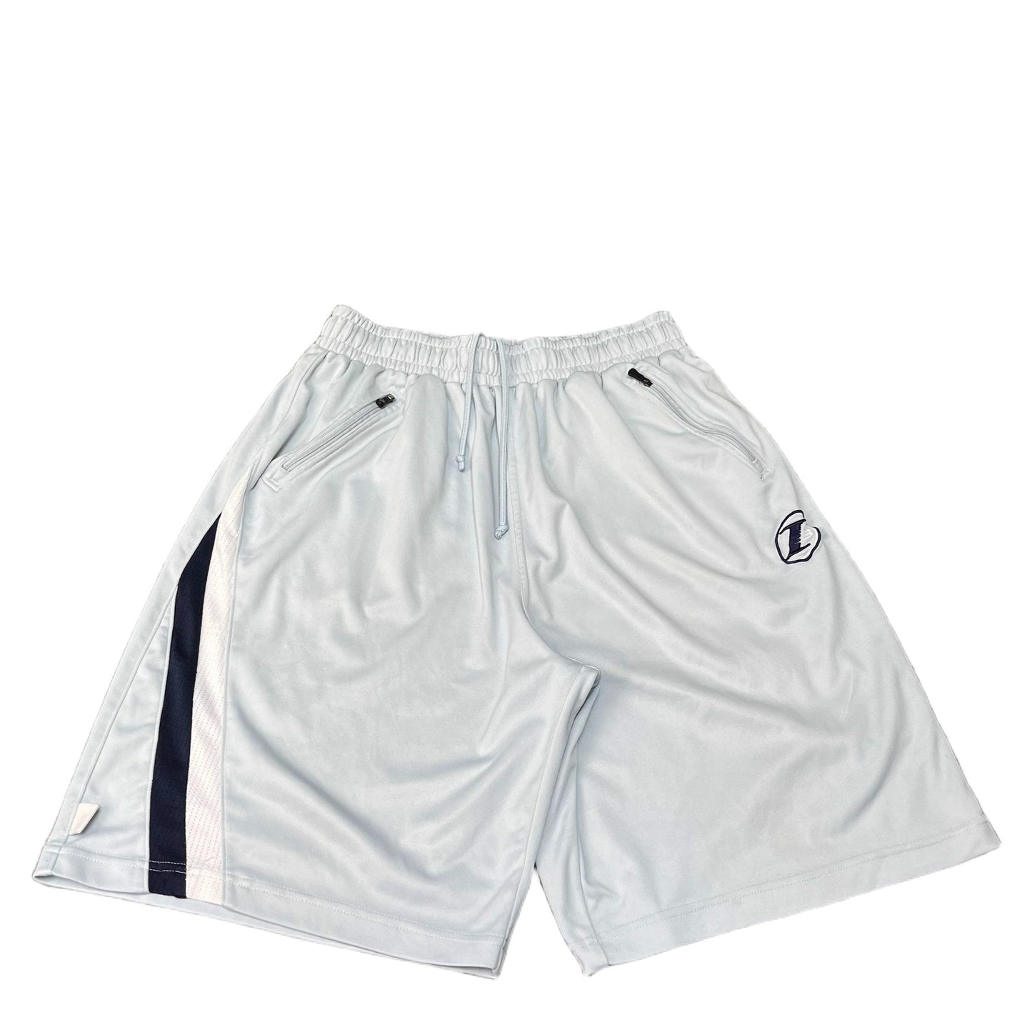 Vtg Reebok Basketball Shorts Mens M 29" Waist Light Blue Athletic Fit Drawstring