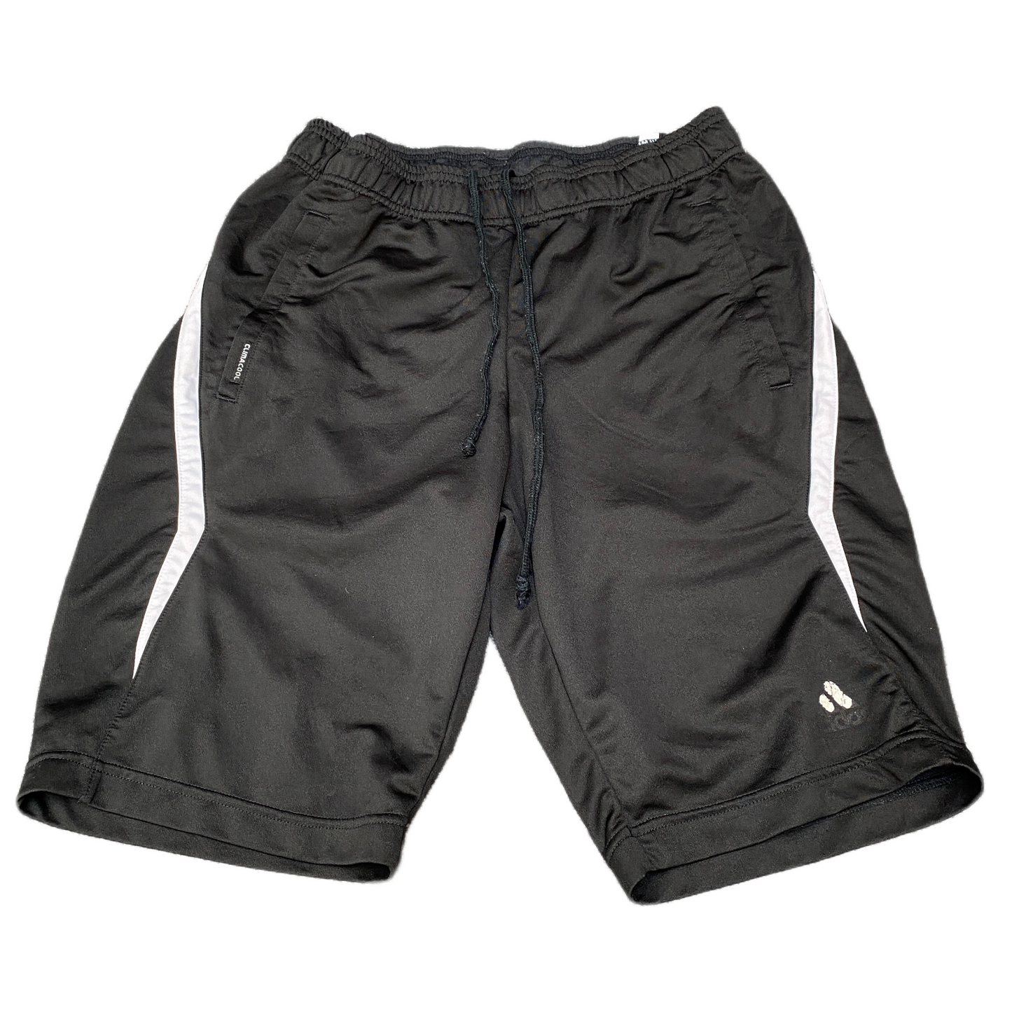 Adidas Climacool 365 Shorts Mens XS 25" Waist Black Elastic Waist Drawstring