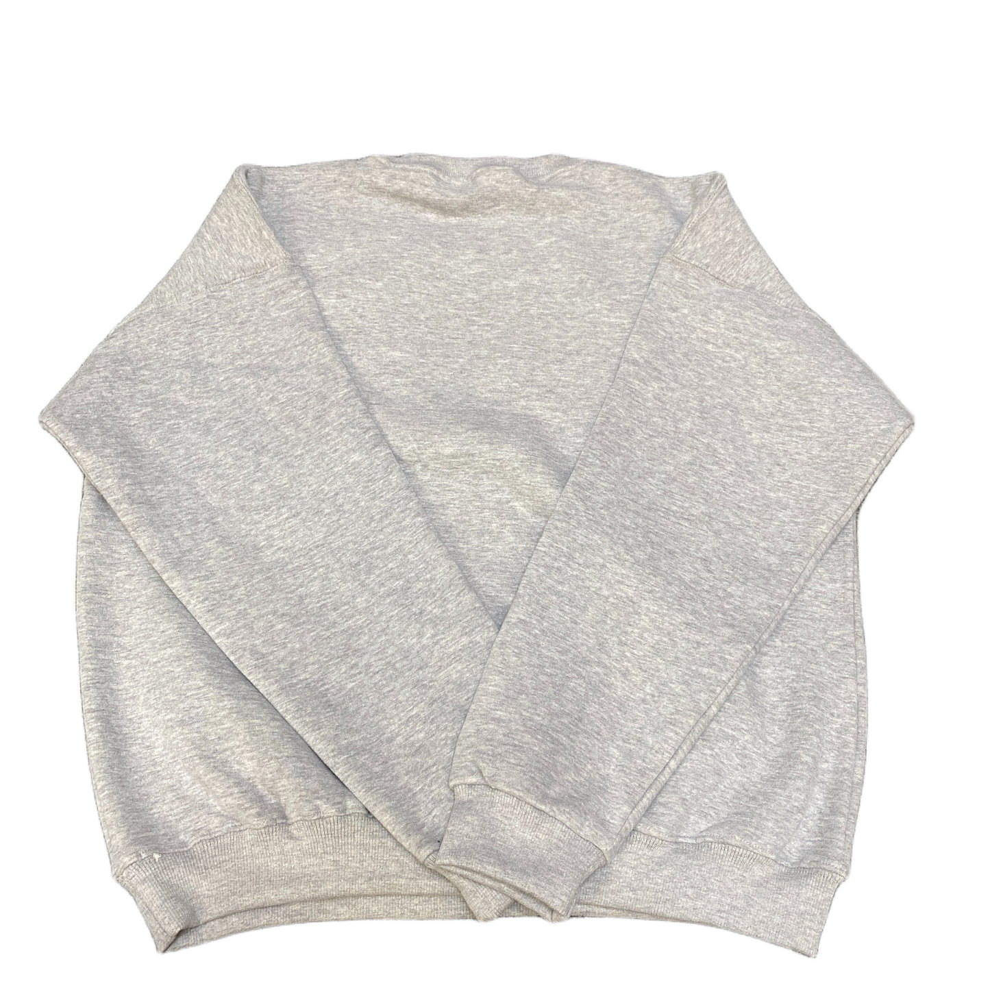 Nike Reworked Sweatshirt Mens Large Grey Embroidered Spellout Logo Vintage Y2K