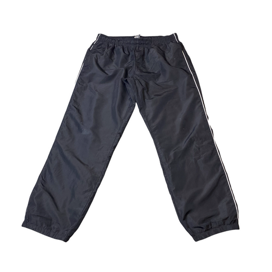 Shamp Joggers Mens XL Black Elastic Waist Thermal Lined Tapered Leg Track Pants