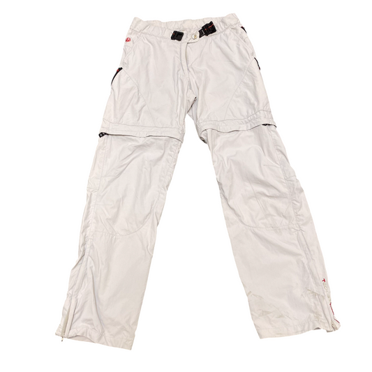 Wildebeest Fishing Cargo Trousers Mens S Cream Convertible Tech Quick-Dry