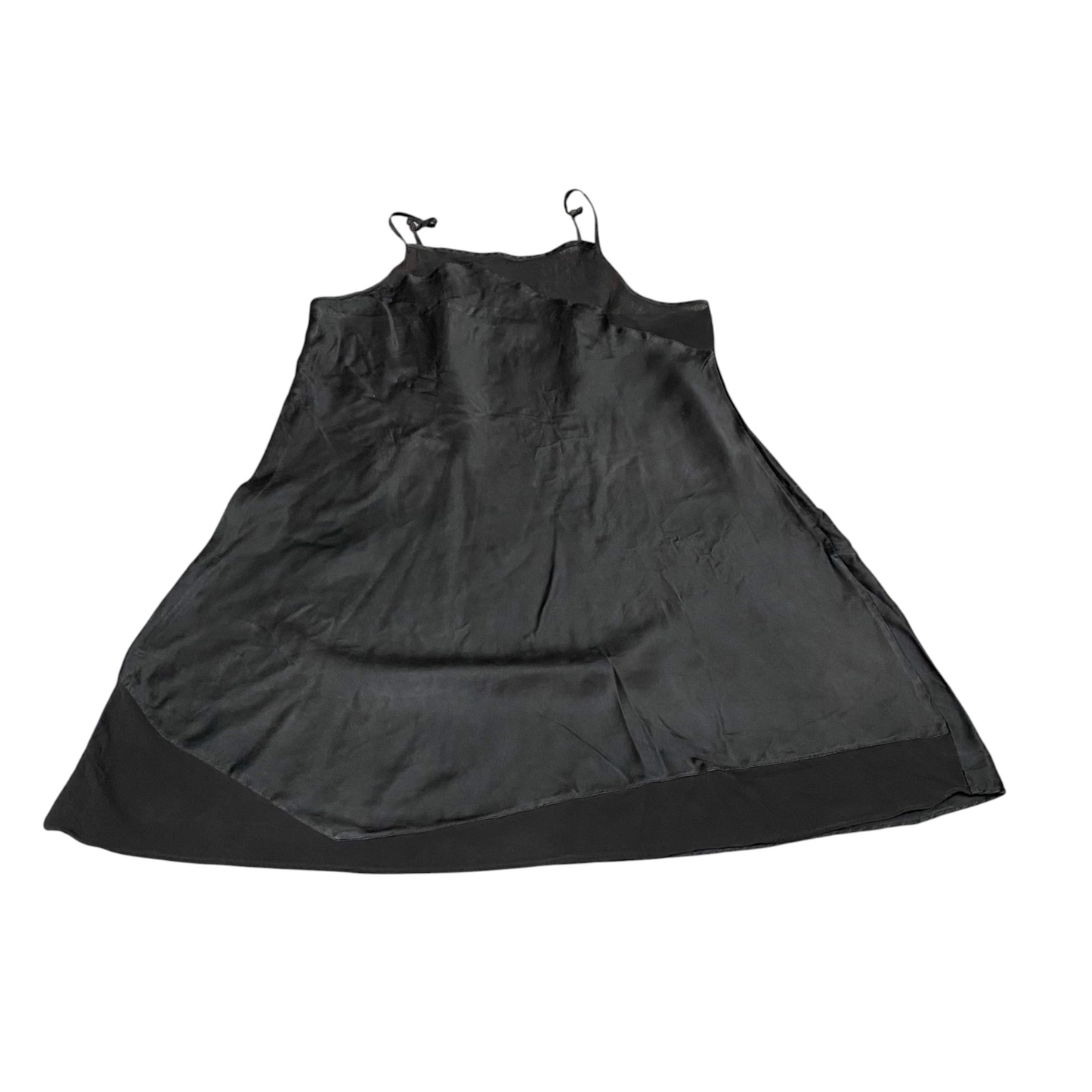 IsaDora Mini Dress Womens S Black Solid Sleeveless Outdoor Spaghetti Strap