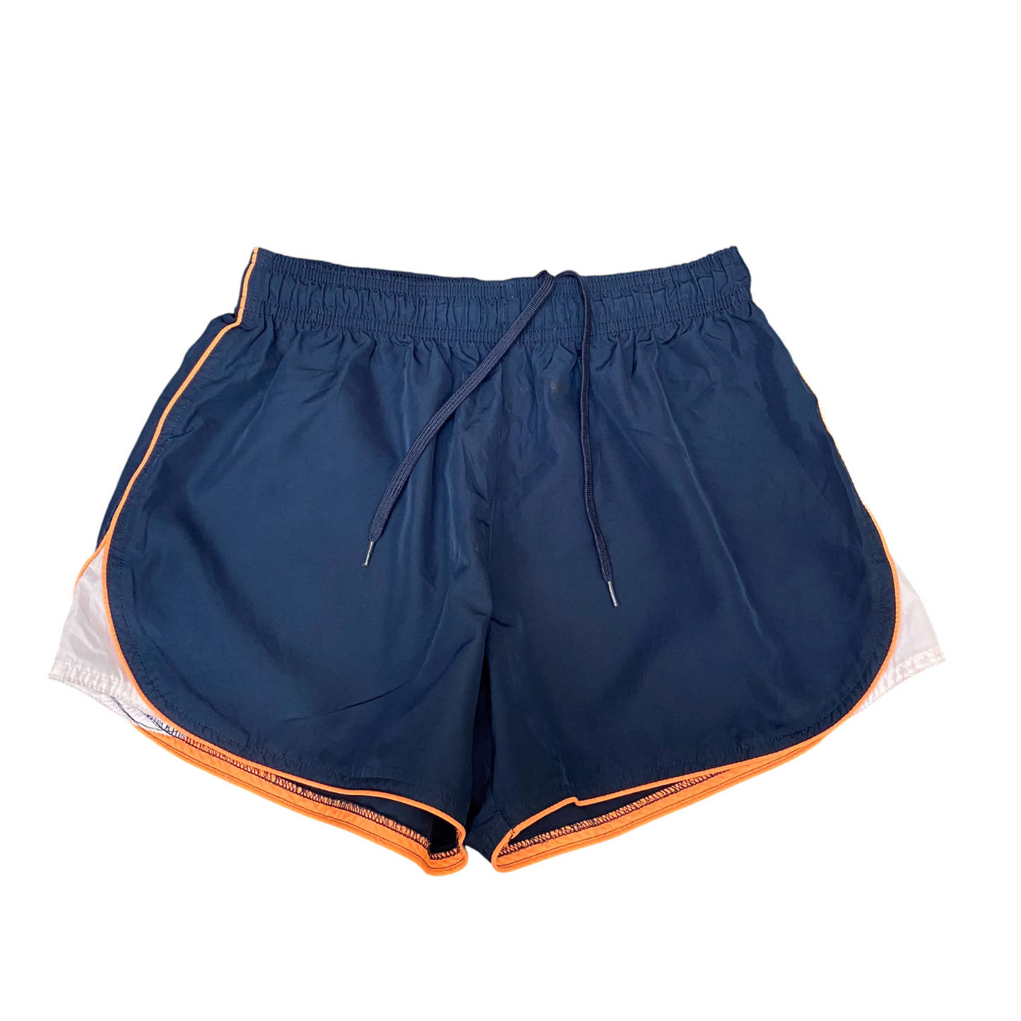 Running Sprinter Shorts Womens Small Navy Athletic Gym Workout Drawstring Waist