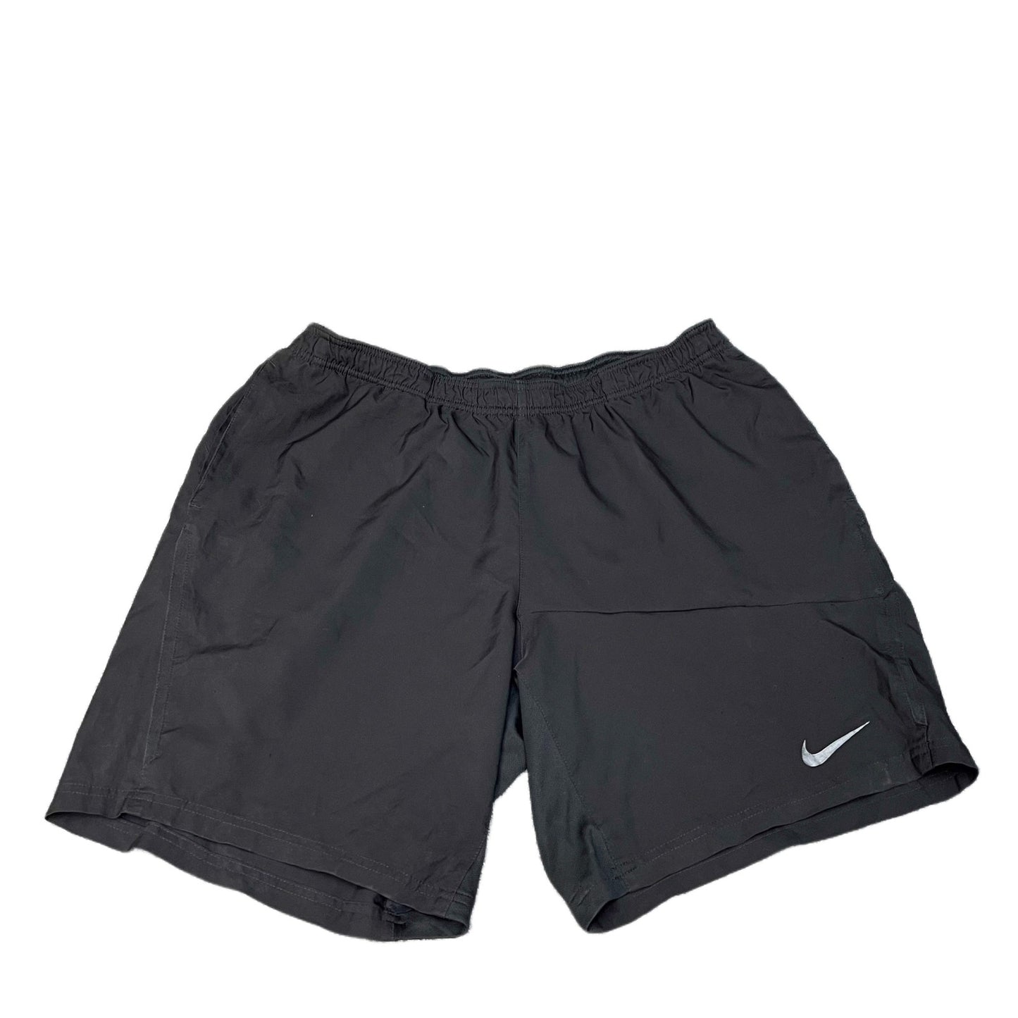 Nike Dri-FIT Running Shorts Fits as Mens L 33" Waist Black Performance Workout